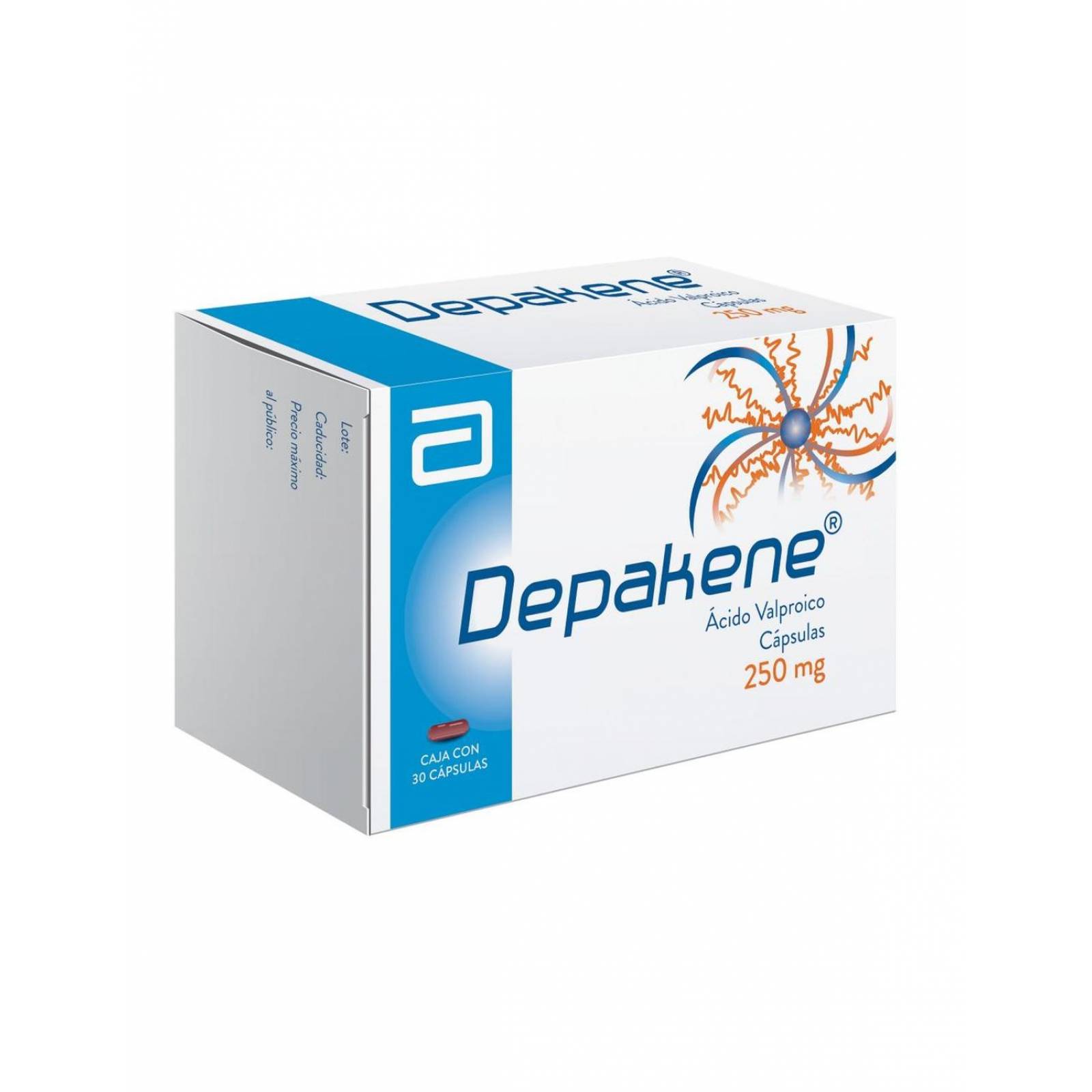 Depakene 250 mg Caja Con 30 Cápsulas 