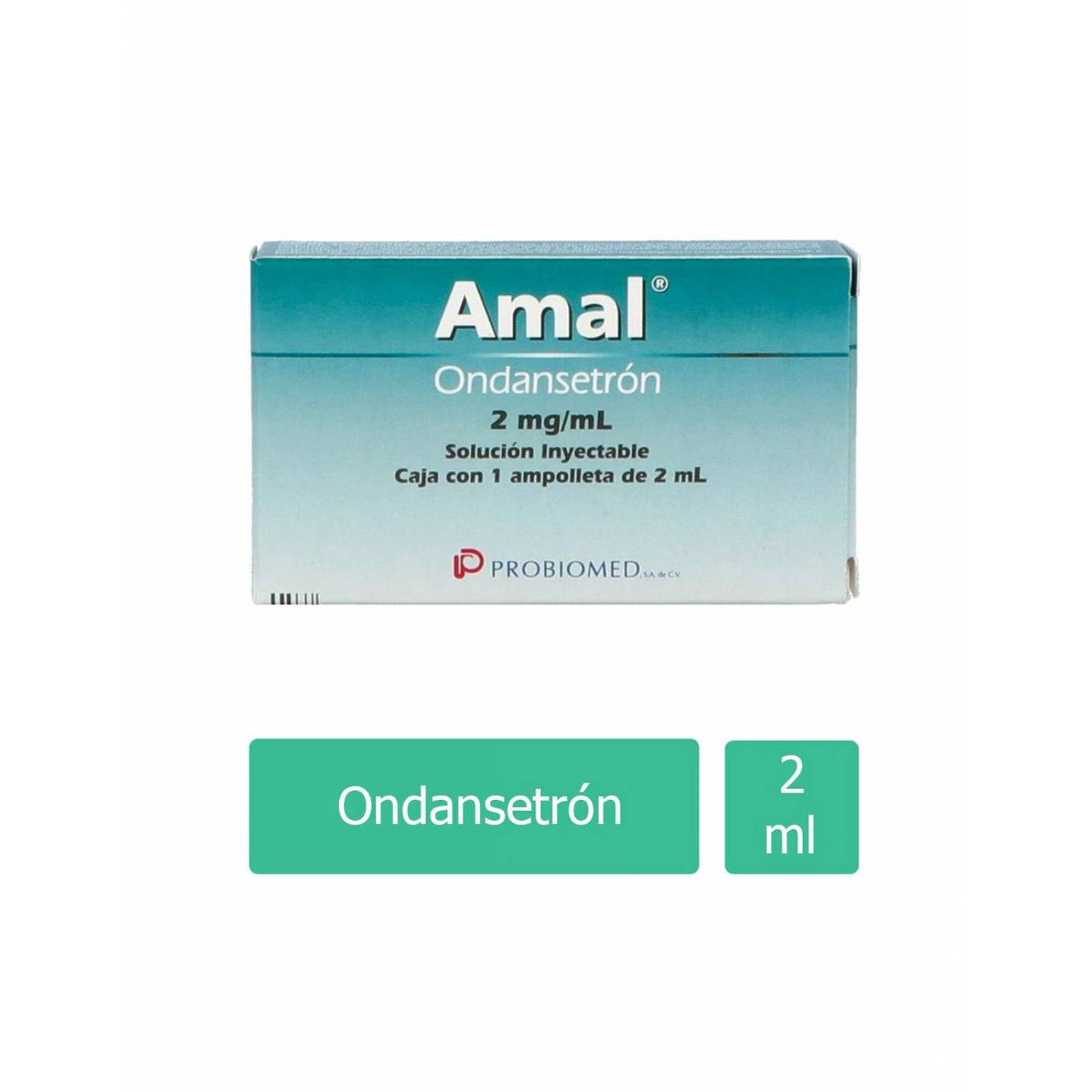 Amal 2 mg Solución Inyectable Caja Con 1 Ampolleta De 2 mL 