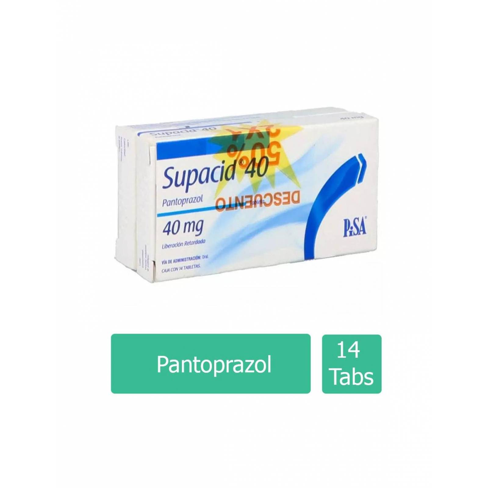 Supacid 40 mg Caja Con 14 Grageas - 2x1 
