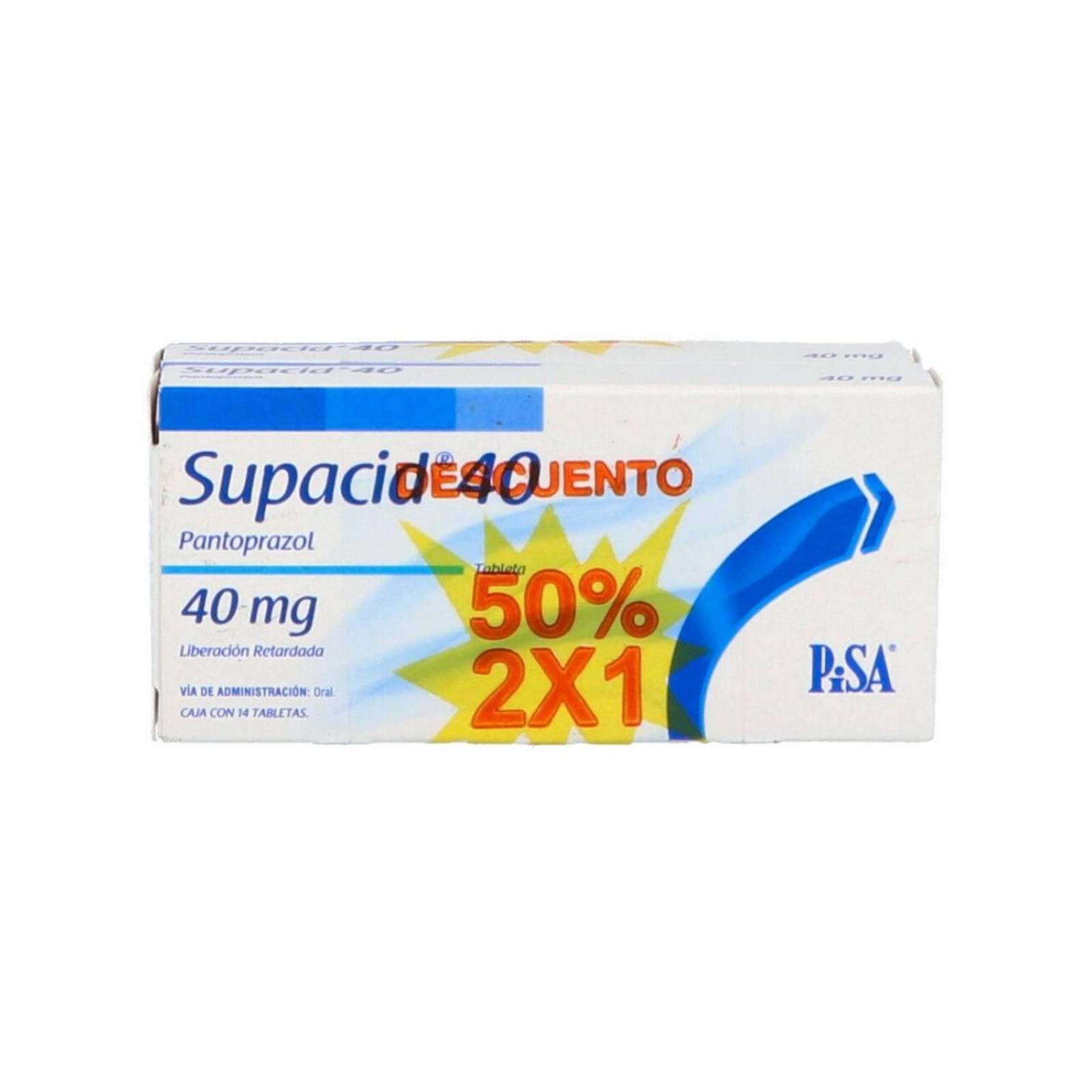 Supacid 40 mg Caja Con 14 Grageas - 2x1 