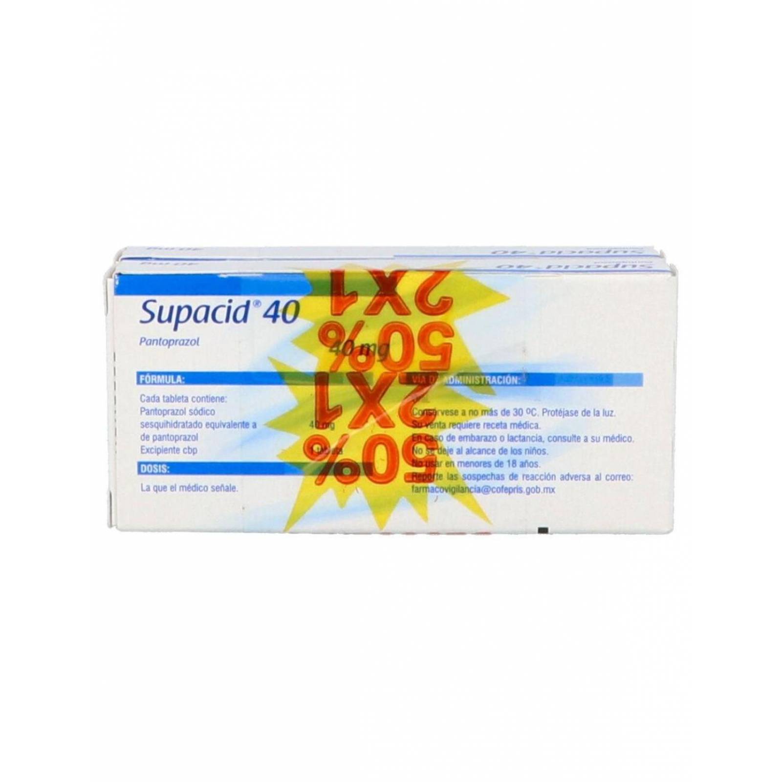 Supacid 40 mg Caja Con 14 Grageas - 2x1 