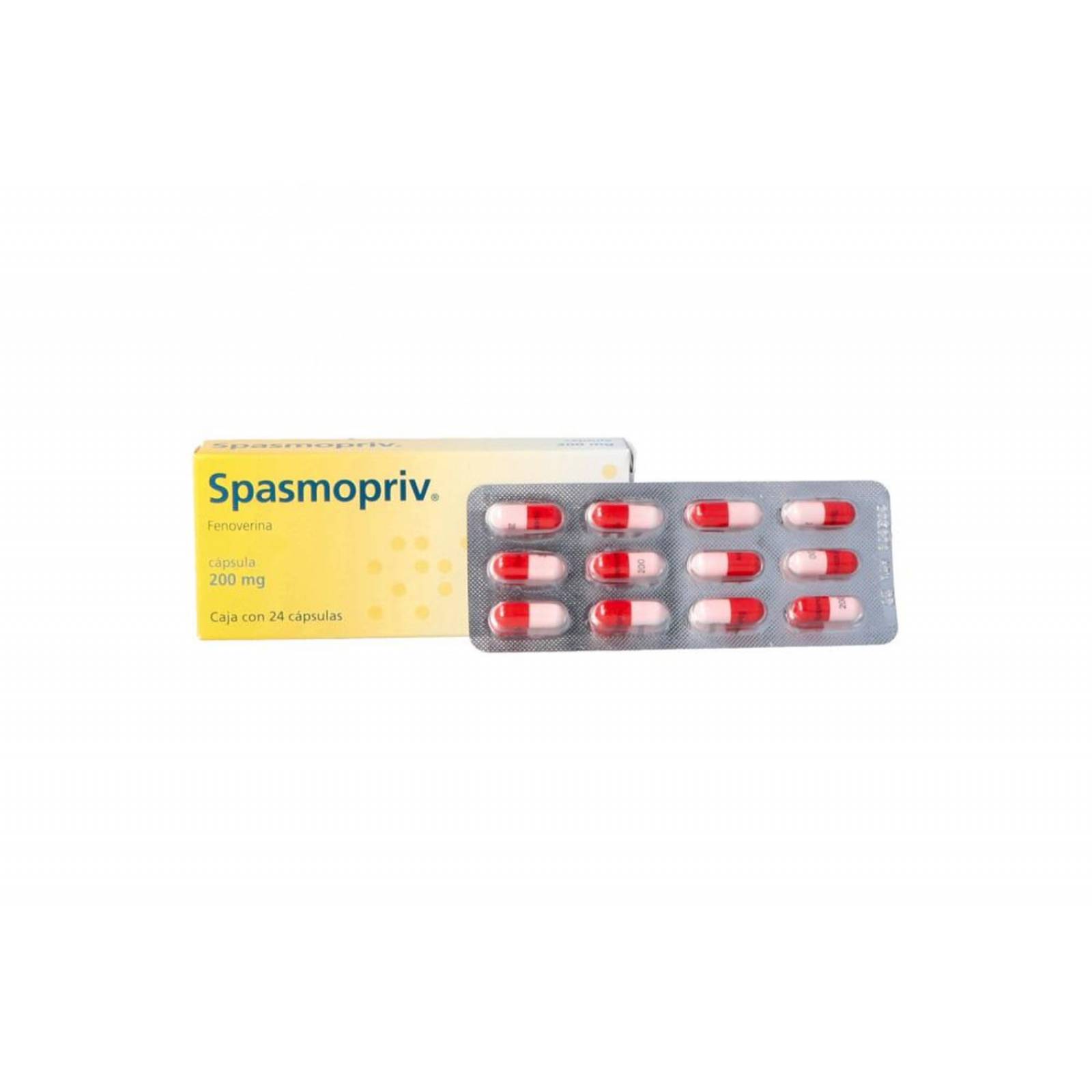 Spasmopriv 200 mg Caja Con 24 Tabletas 