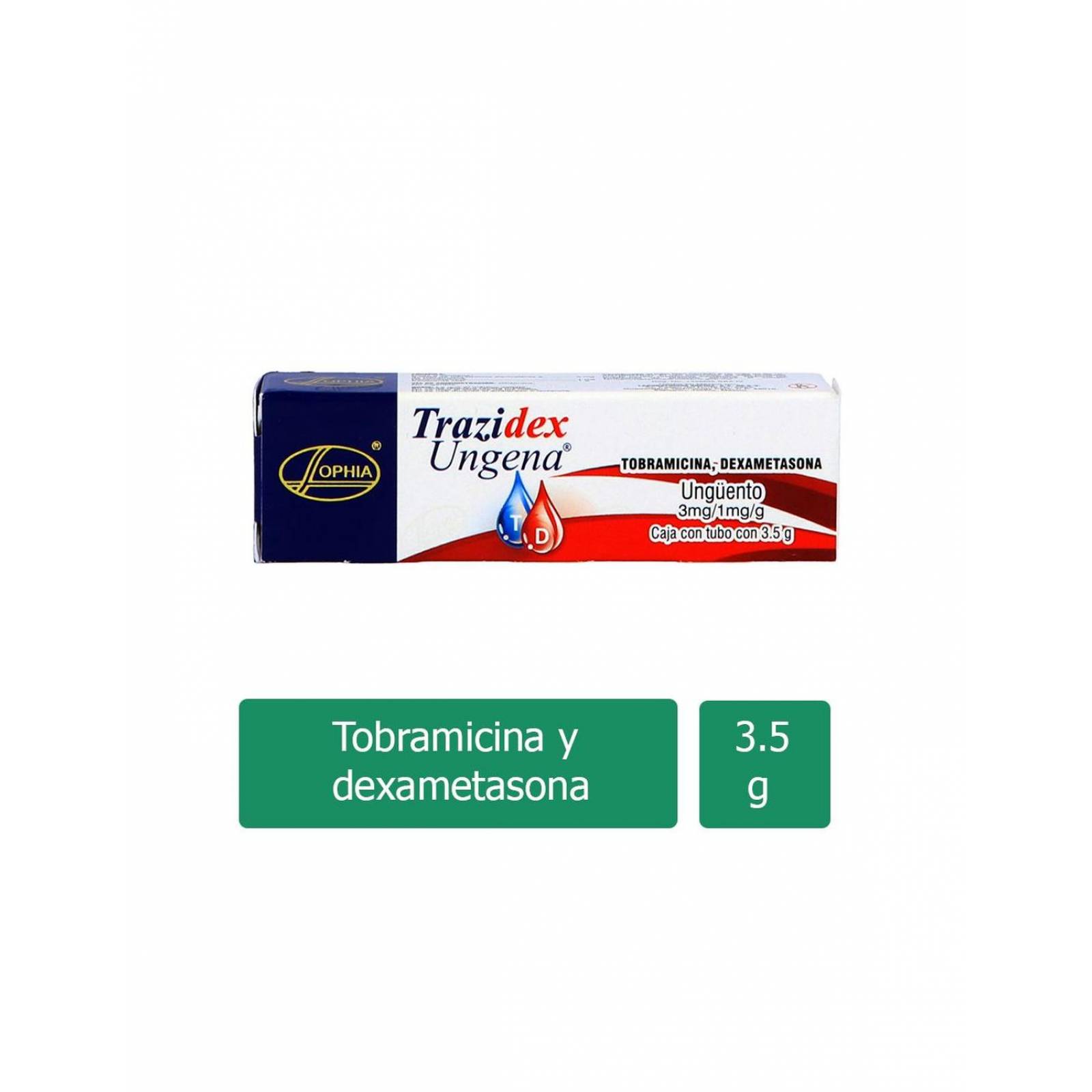 Trazidex Ungena Ungüento 3mg/1mg/g Caja Con Tubo Con 3.5g - RX 