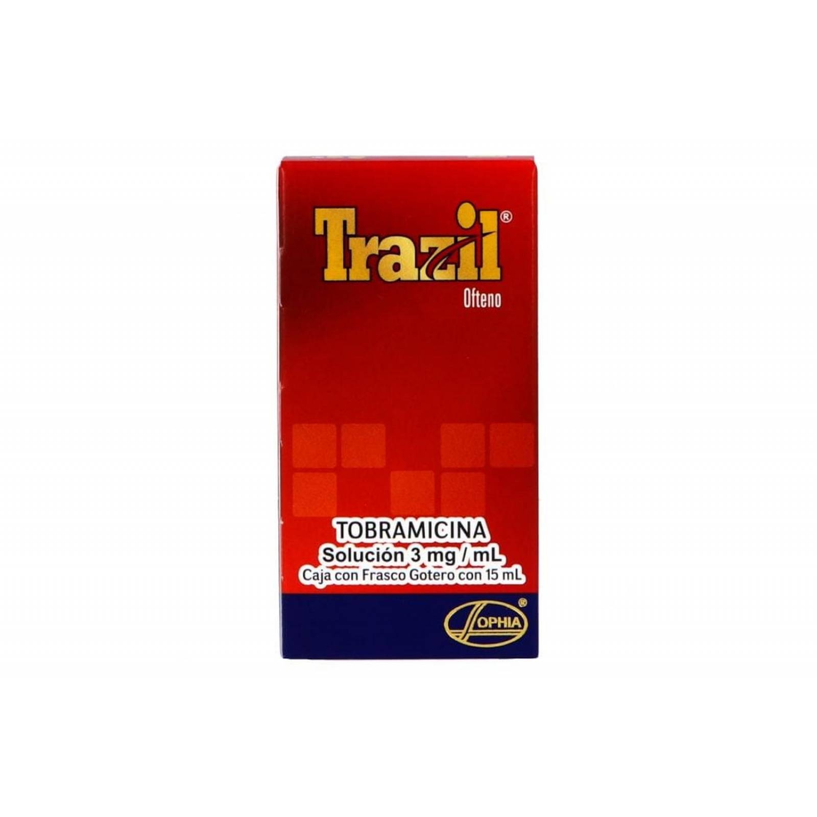 Trazil Ofteno 0.3% Caja Con Frasco Gotero Con 15mL 