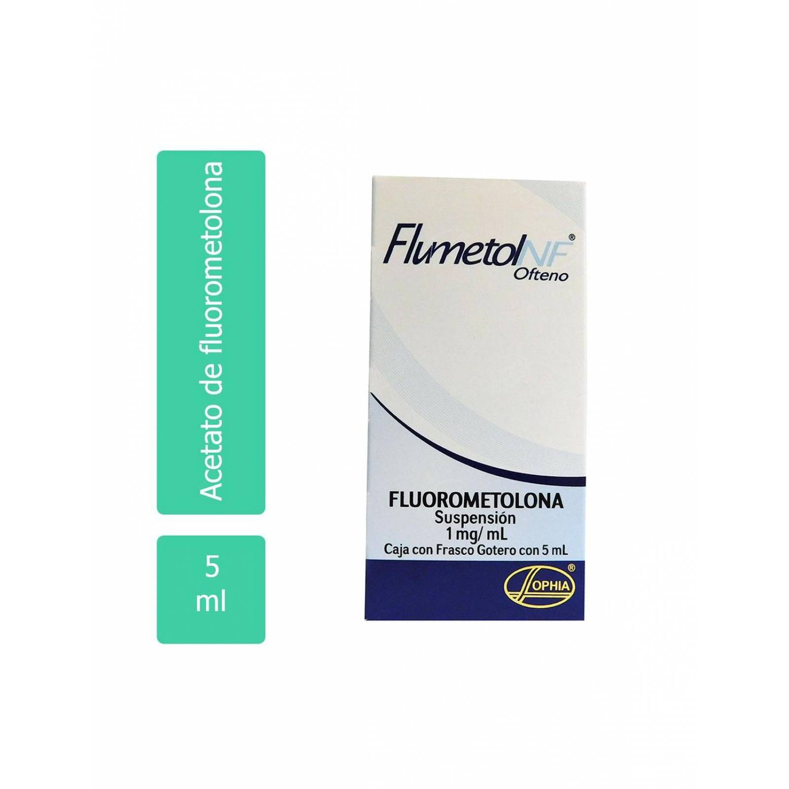 Flumetol NF Ofteno 0.1 % Caja Con Frasco Gotero Con 5 mL 