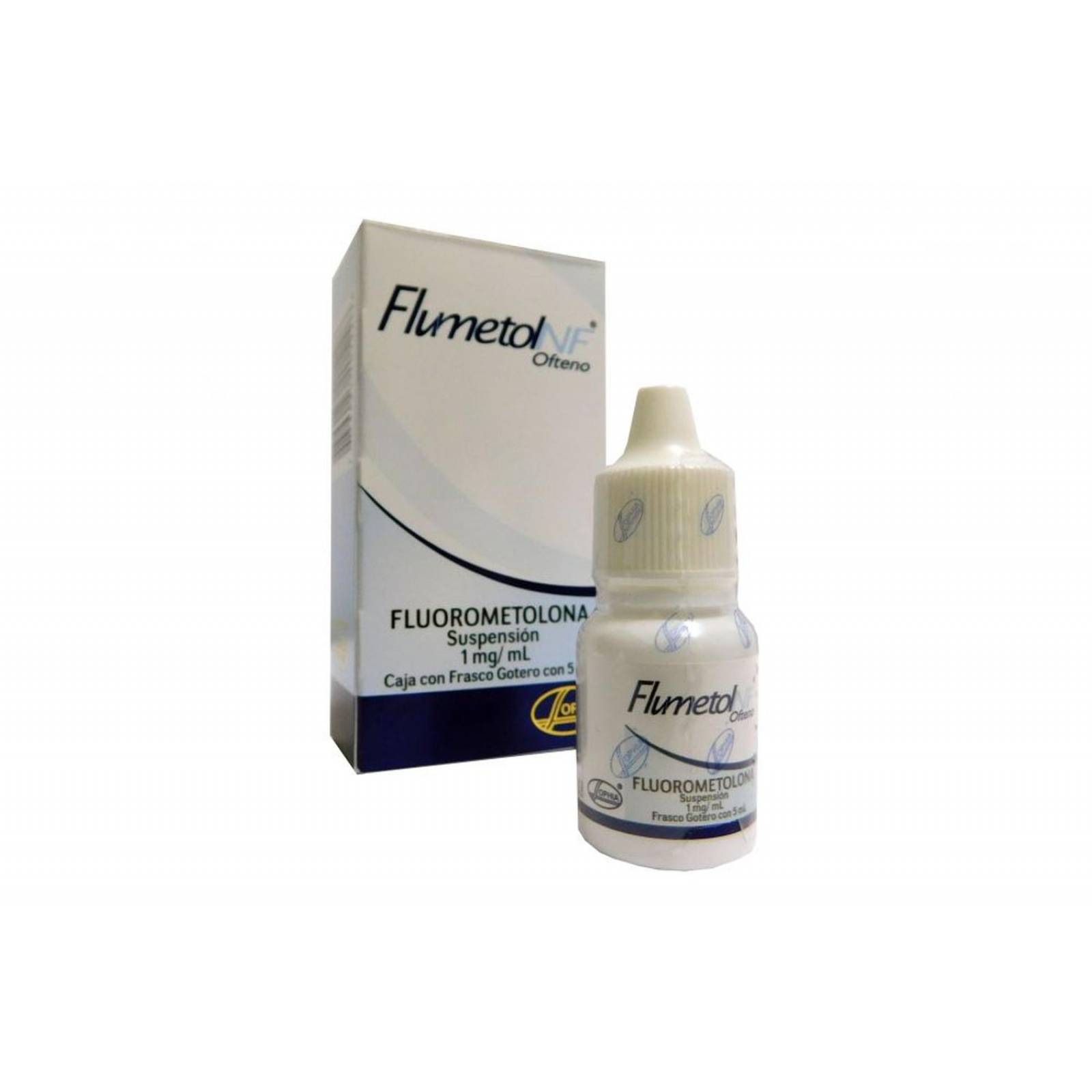 Flumetol NF Ofteno 0.1 % Caja Con Frasco Gotero Con 5 mL 