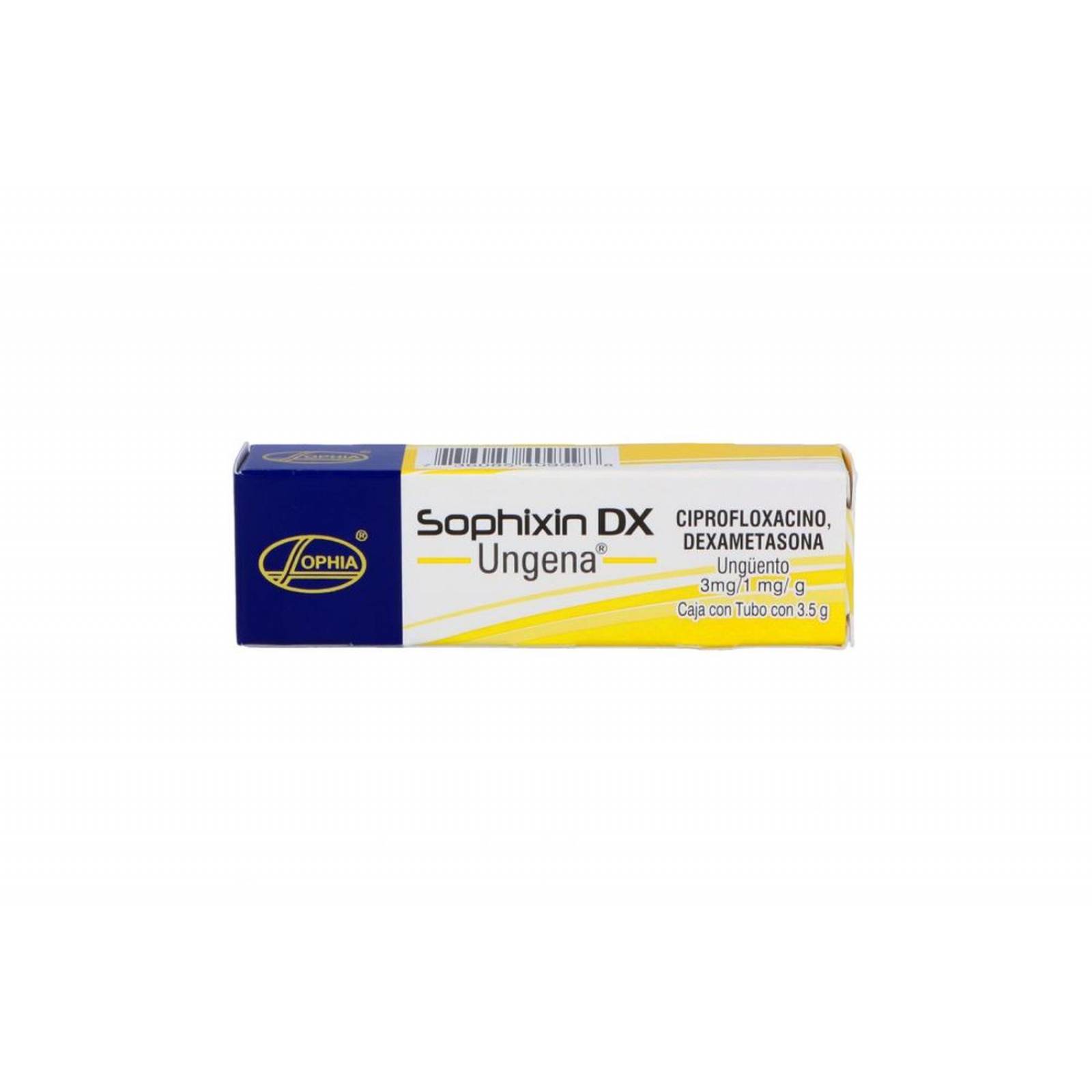 Sophixin DX Ungena 3 mg/1 mg Tubo Con 3.5 g - RX 