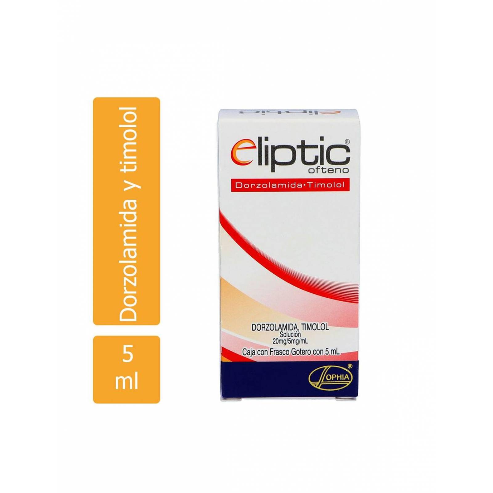 Eliptic Ofteno 20 mg /5 mg Solución Frasco Gotero Con 5 mL 