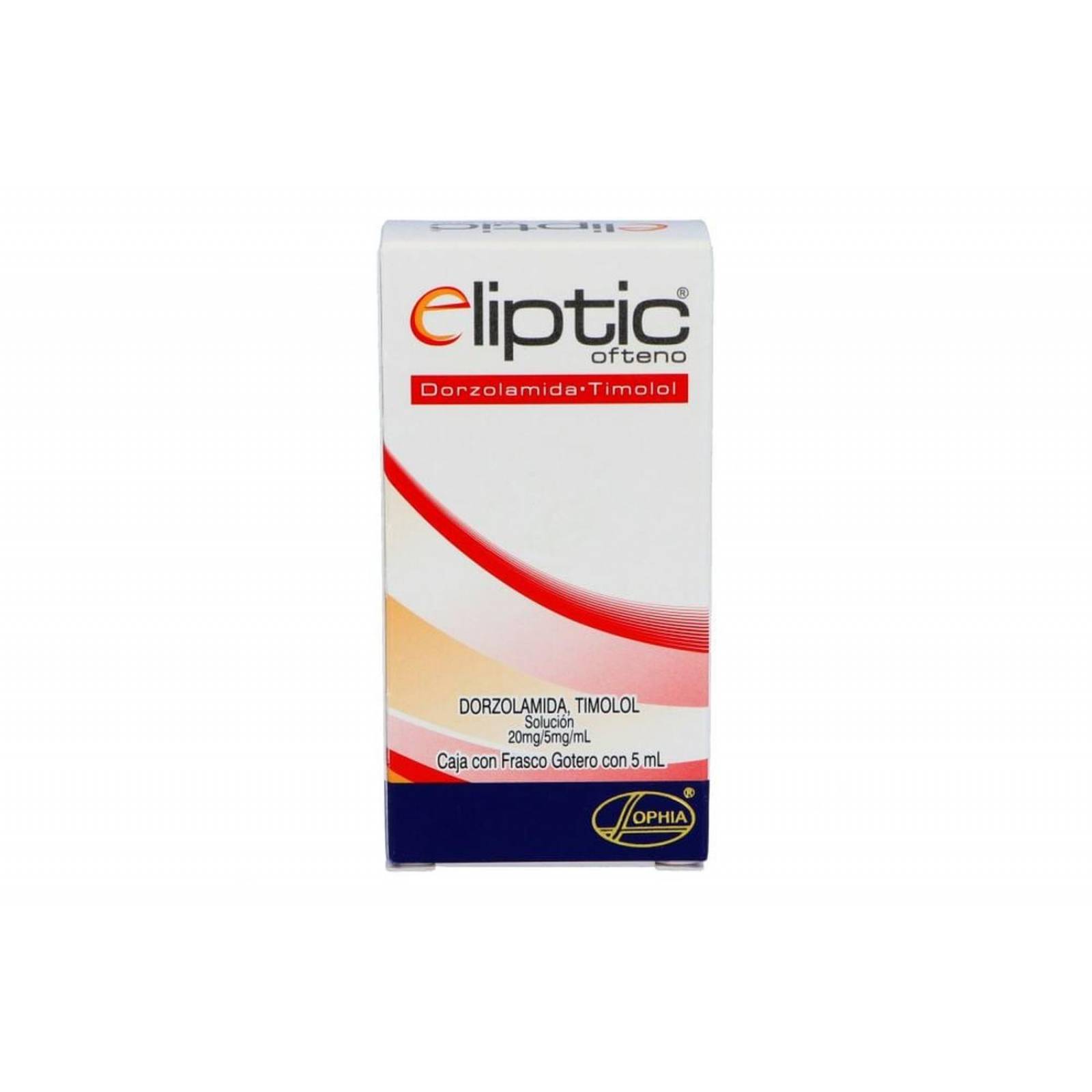 Eliptic Ofteno 20 mg /5 mg Solución Frasco Gotero Con 5 mL 