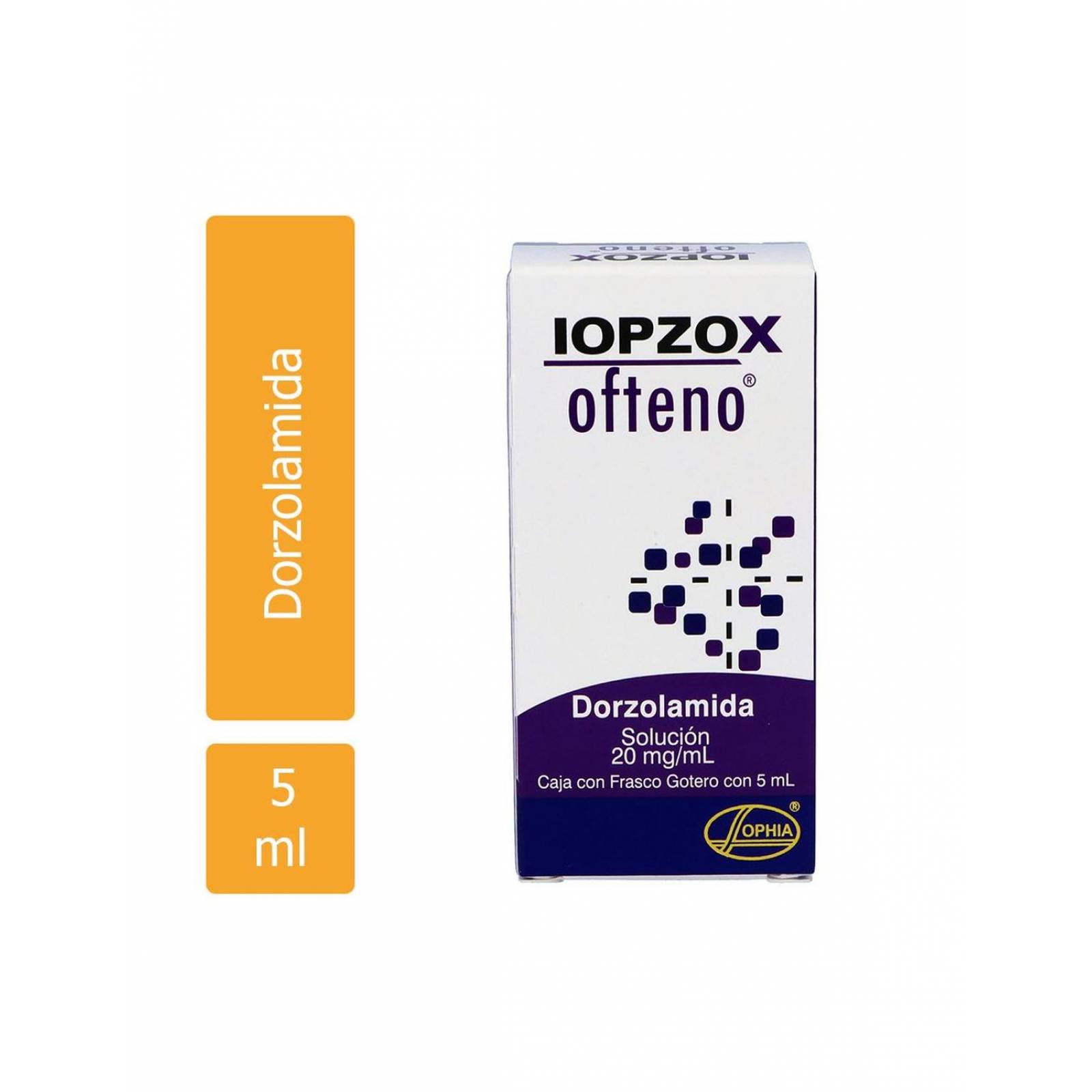 Iopzox Ofteno Solución 20 mg /mL Caja Con Frasco Gotero Con 5 mL 