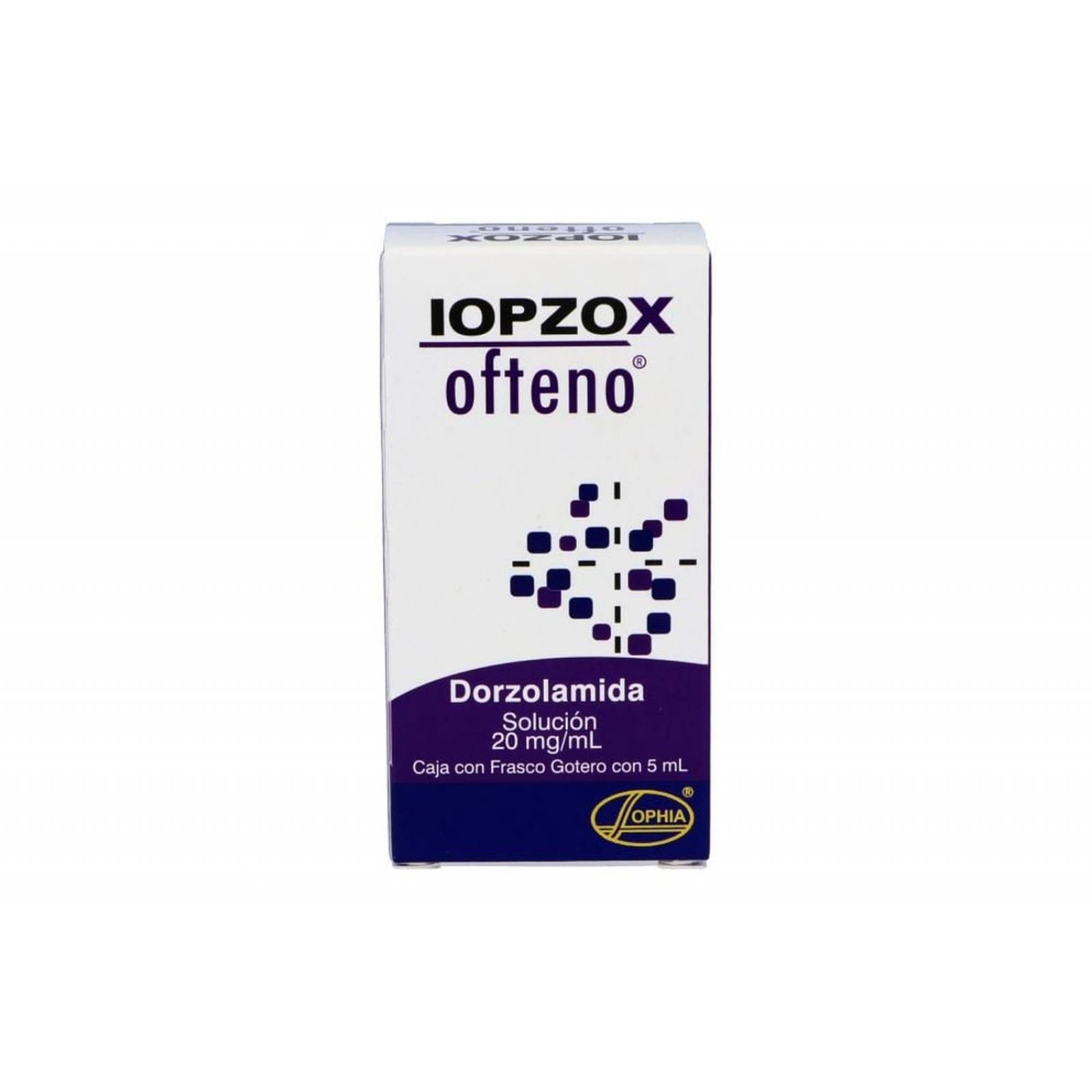 Iopzox Ofteno Solución 20 mg /mL Caja Con Frasco Gotero Con 5 mL 