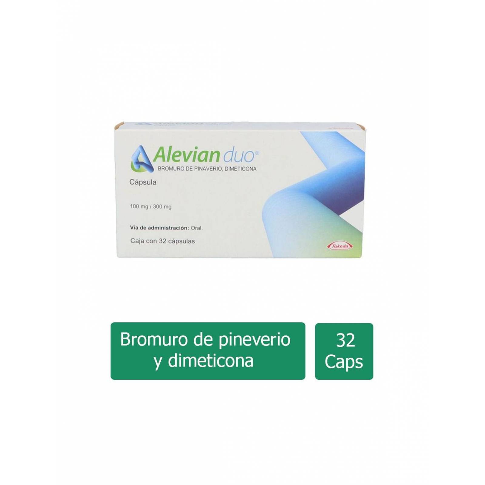 Alevian Duo 100 mg / 300 mg Caja Con 32 Cápsulas 
