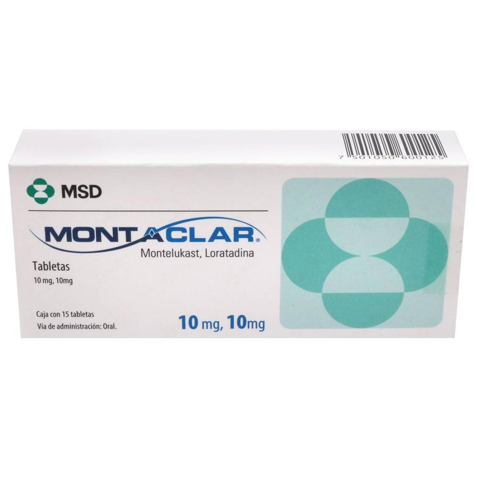 Montaclar 10 / 10 mg Caja Con 15 Tabletas 