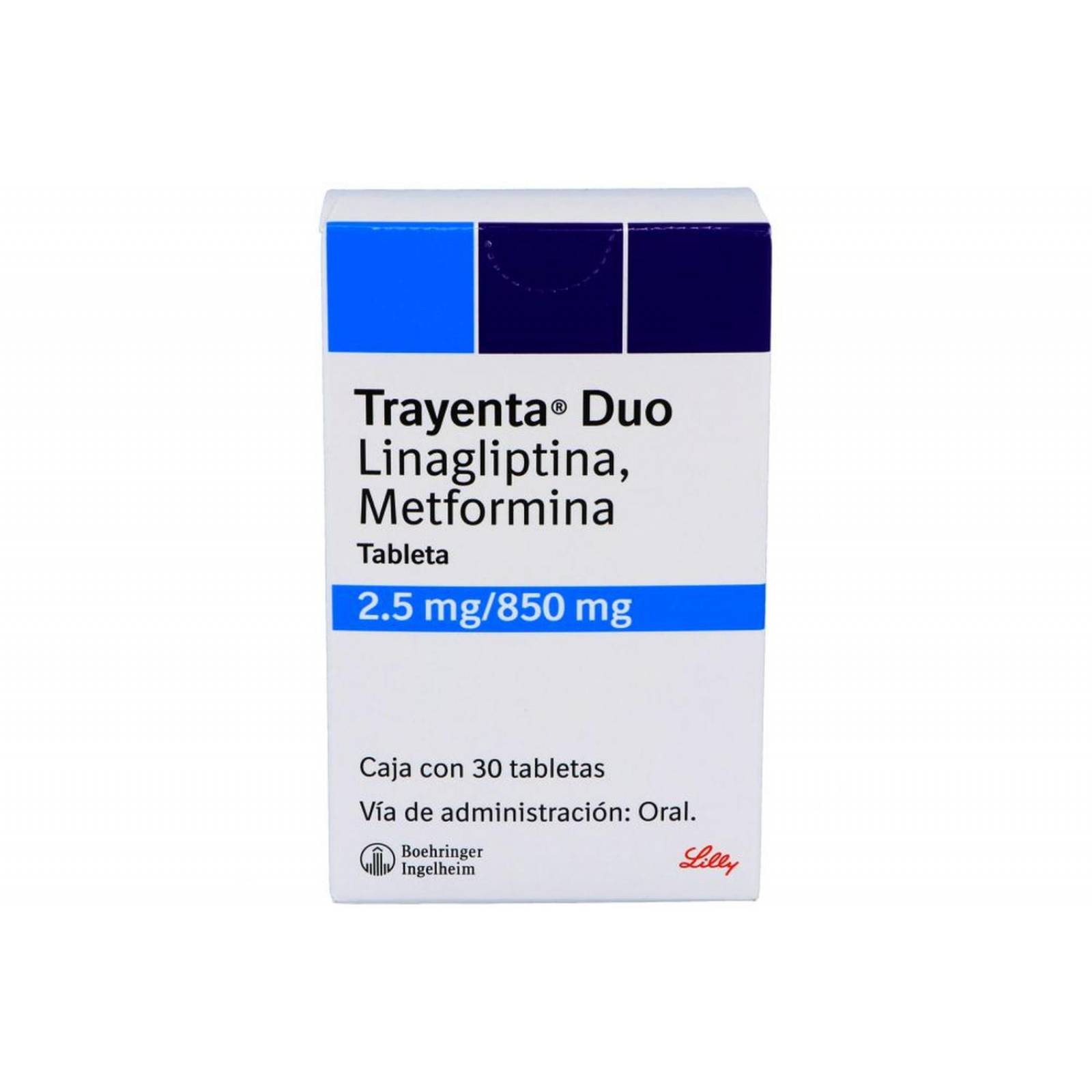 Trayenta Duo 2.5 mg /850 mg Caja Con 30 Tabletas 