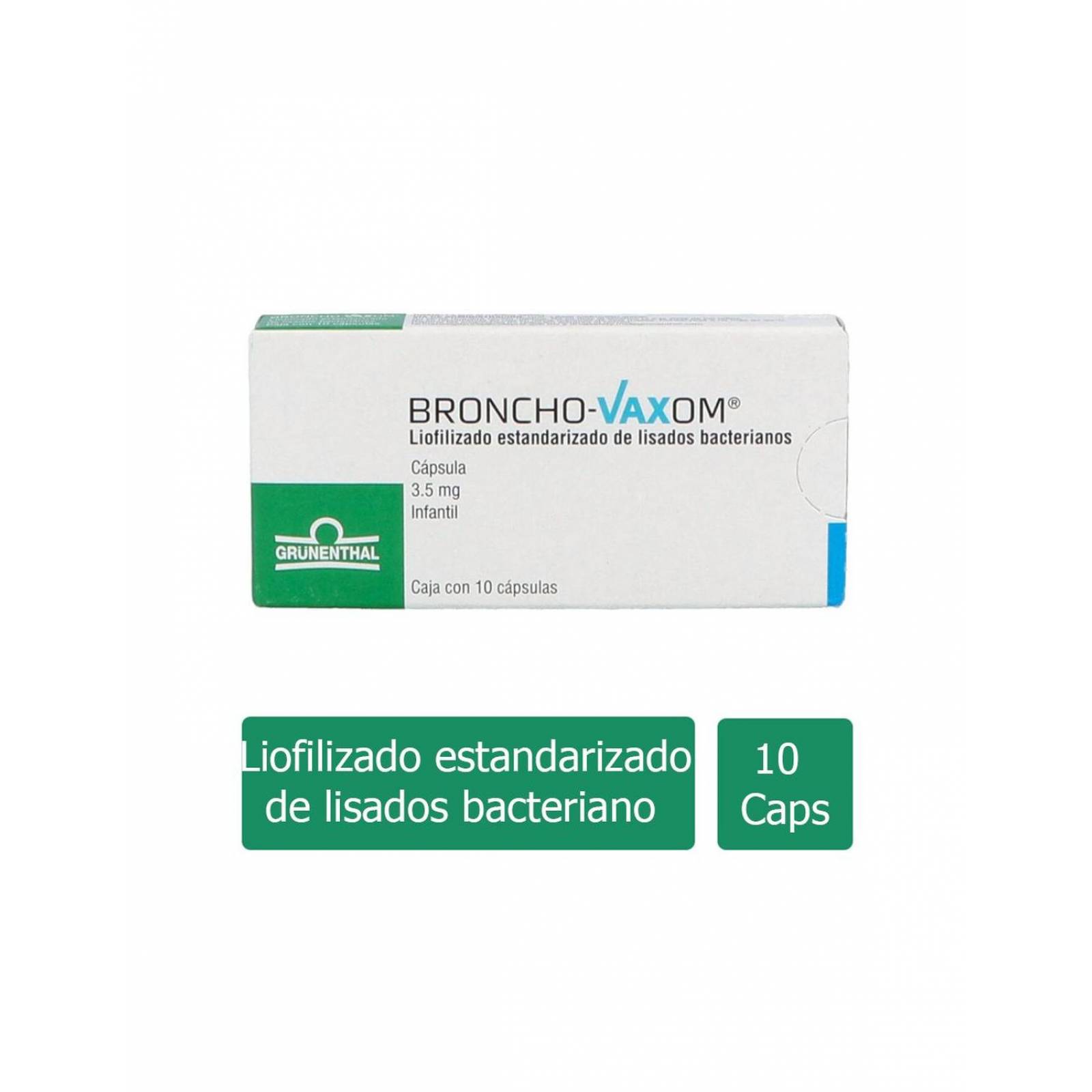 Broncho Vaxom Infantil Caja Con 10 Cápsulas 