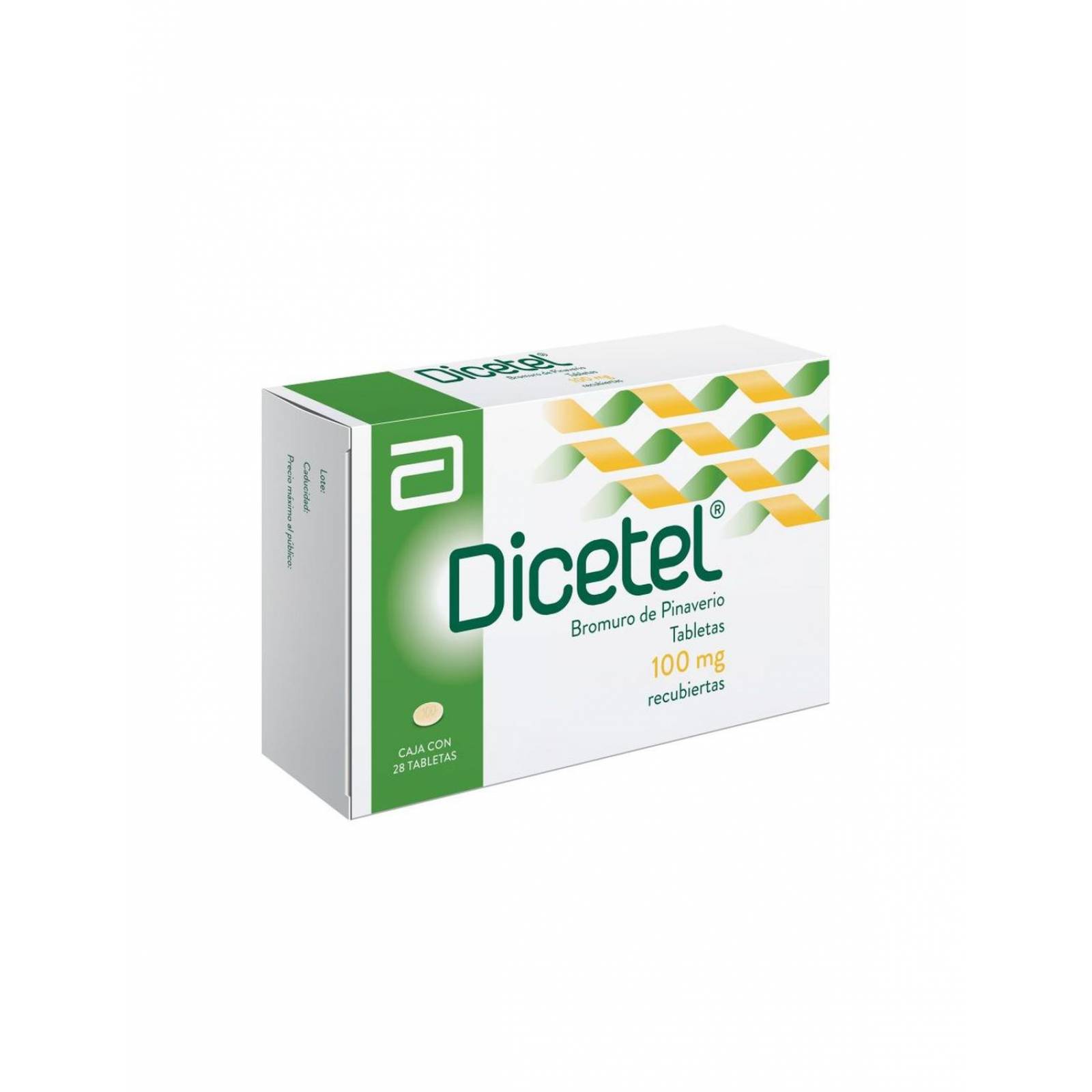 FRM-Dicetel 100 mg Caja Con 28 Tabletas 
