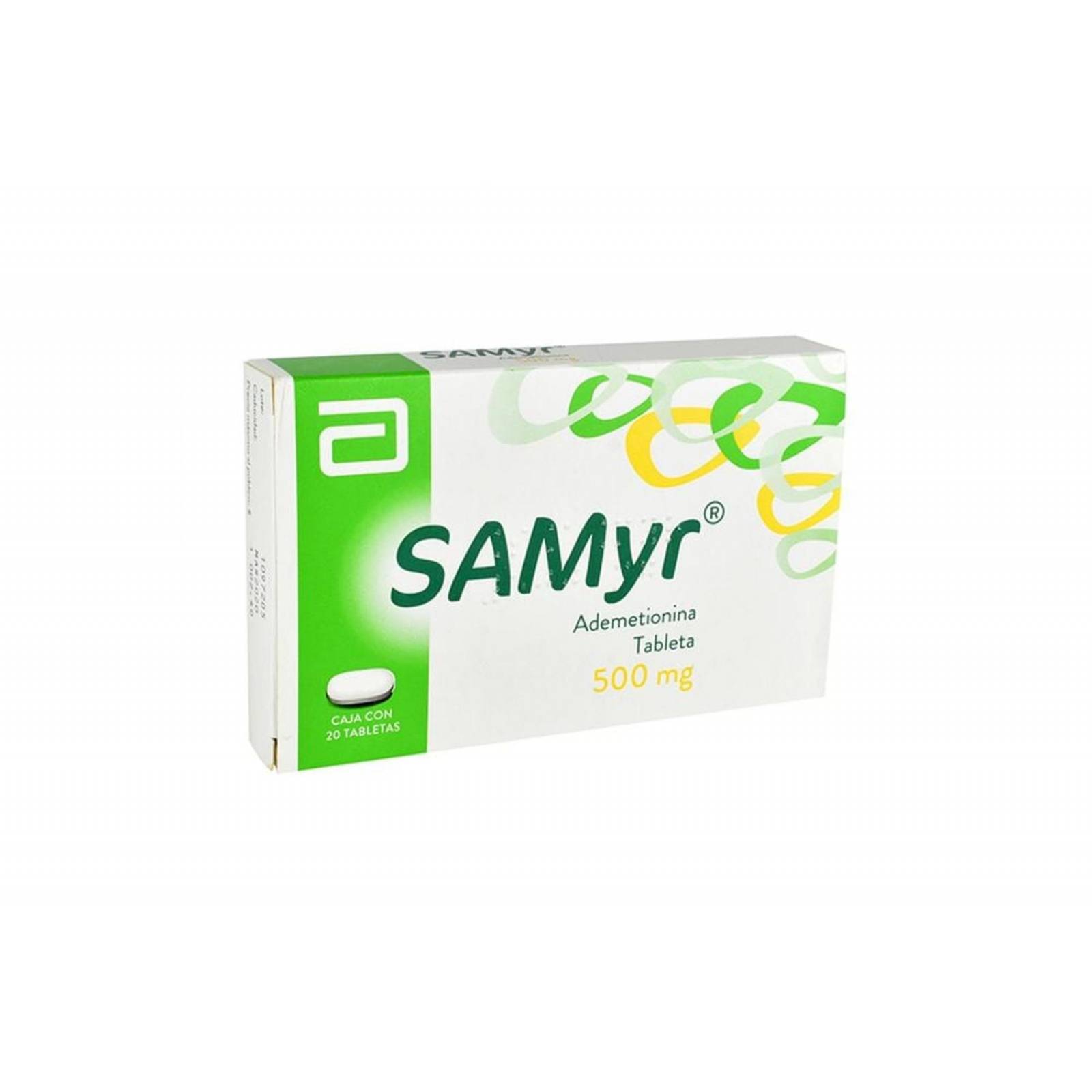 Samyr 500 mg Caja Con 20 Tabletas 