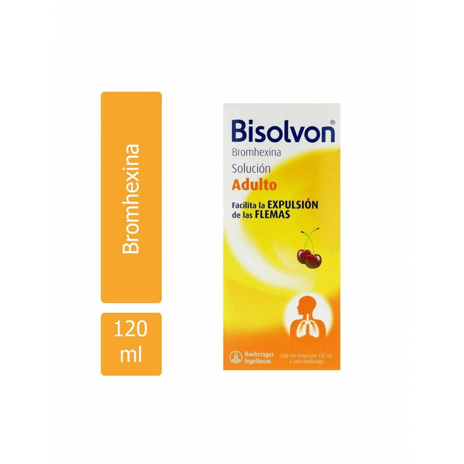 Bisolvon Solución Adulto Caja con Frasco con 120mL Gotas 