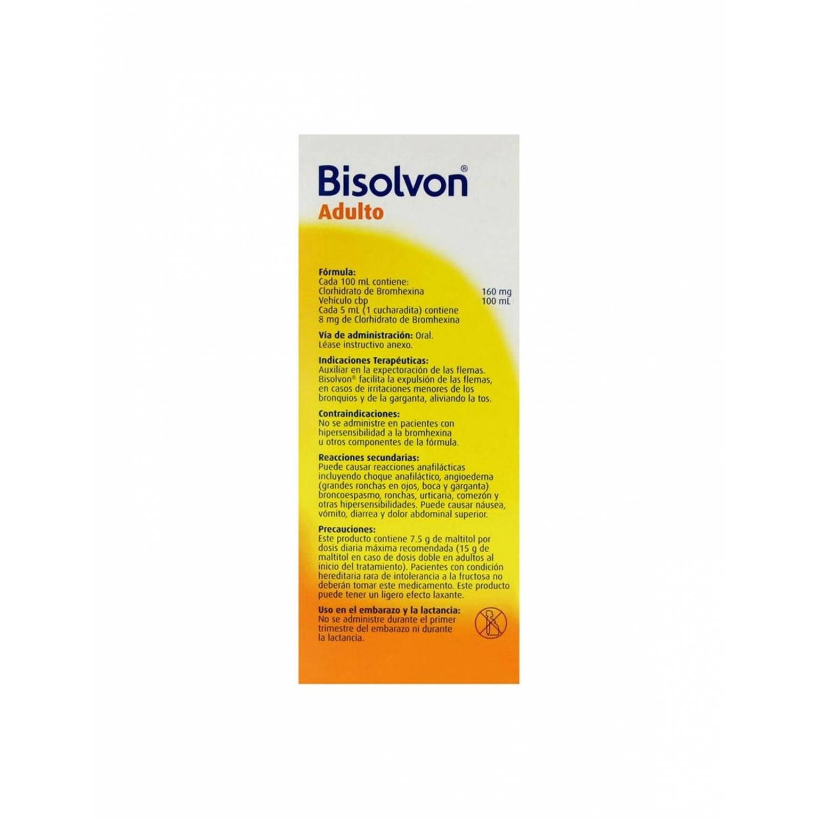 Bisolvon Solución Adulto Caja con Frasco con 120mL Gotas 