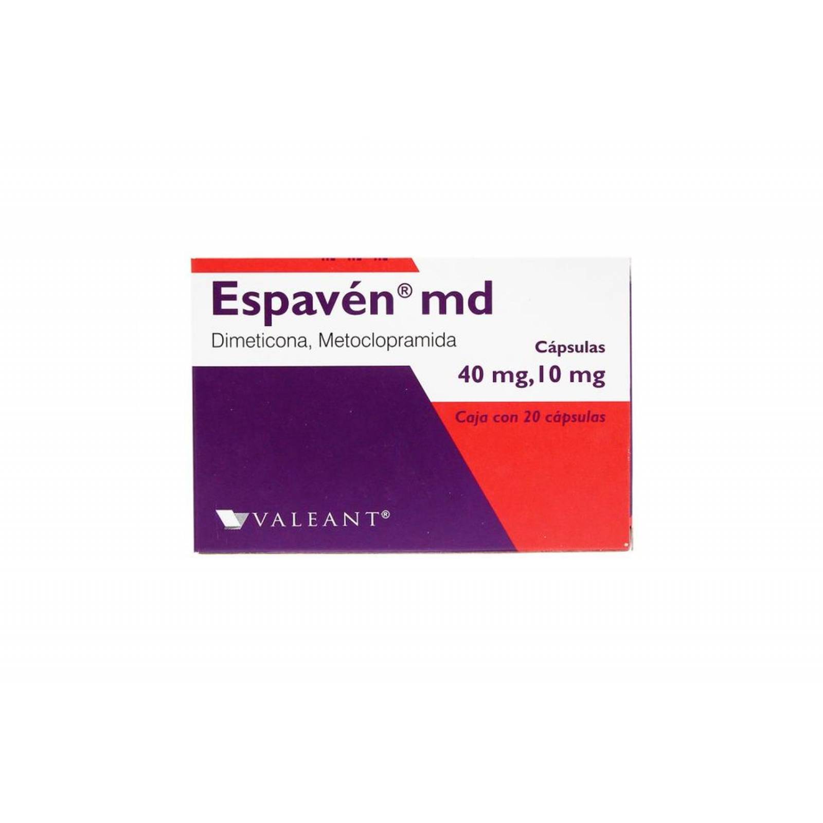 Espavén MD 40 mg Caja Con 20 Cápsulas 