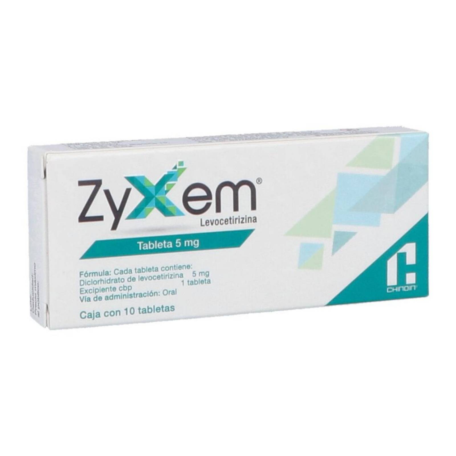 Zyxem 5 mg Caja Con 10 Tabletas 