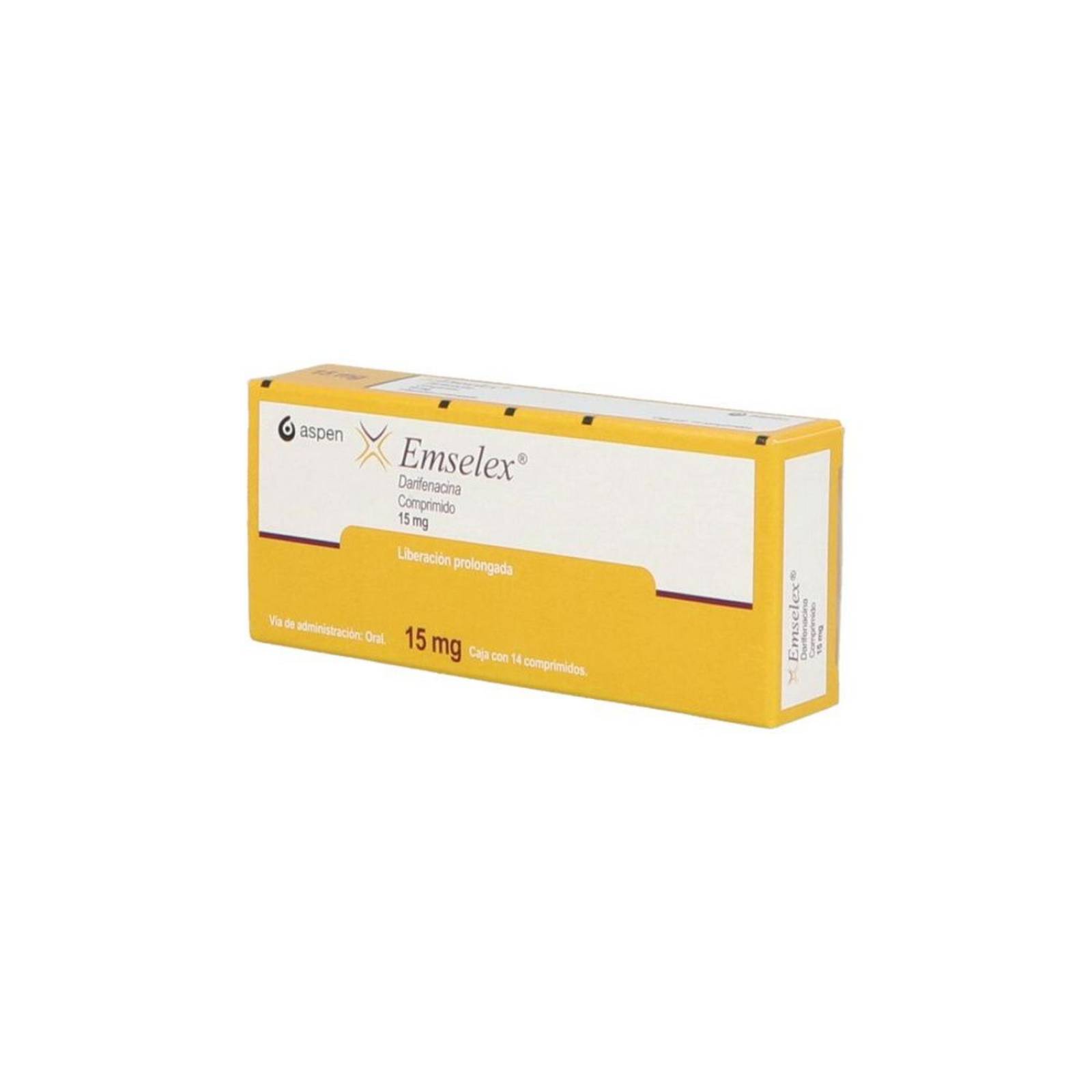 Emselex 15 mg Caja Con 14 Tabletas 