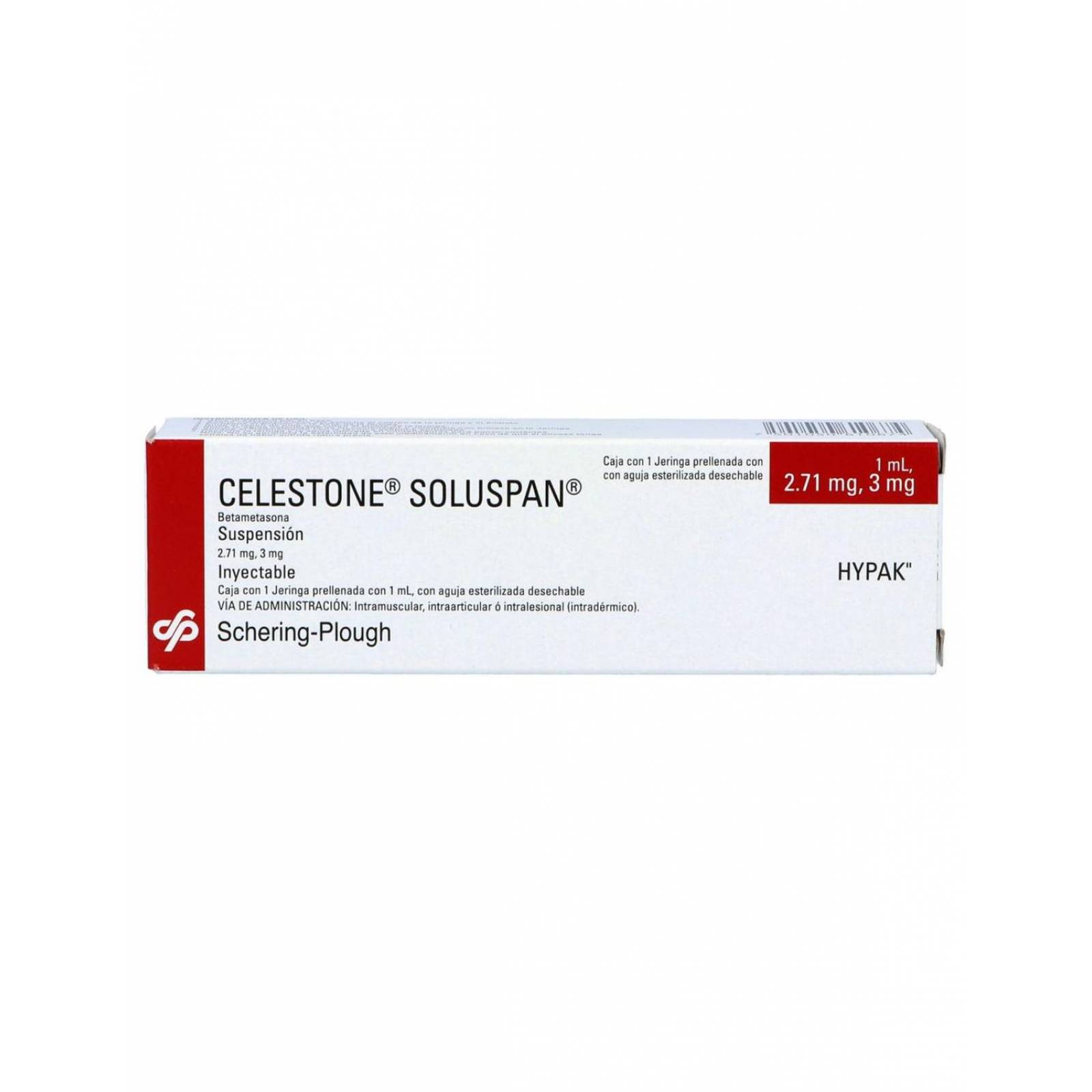 Celestone Soluspan Supensión Inyectable Caja Con 1 Jeringa Prellenada Con 1 mL 