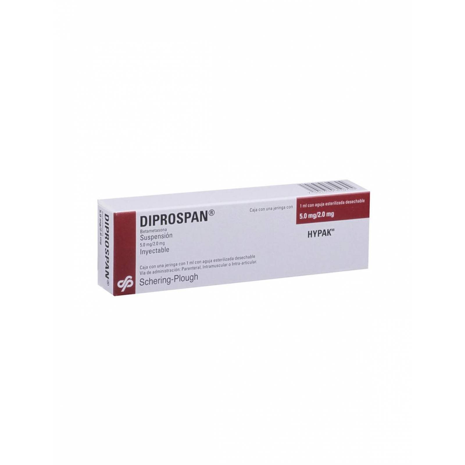 Diprospan 0.5 mg / 2.0 mg Caja Con 1 Jeringa Prellenada Con 1 mL Hypac 