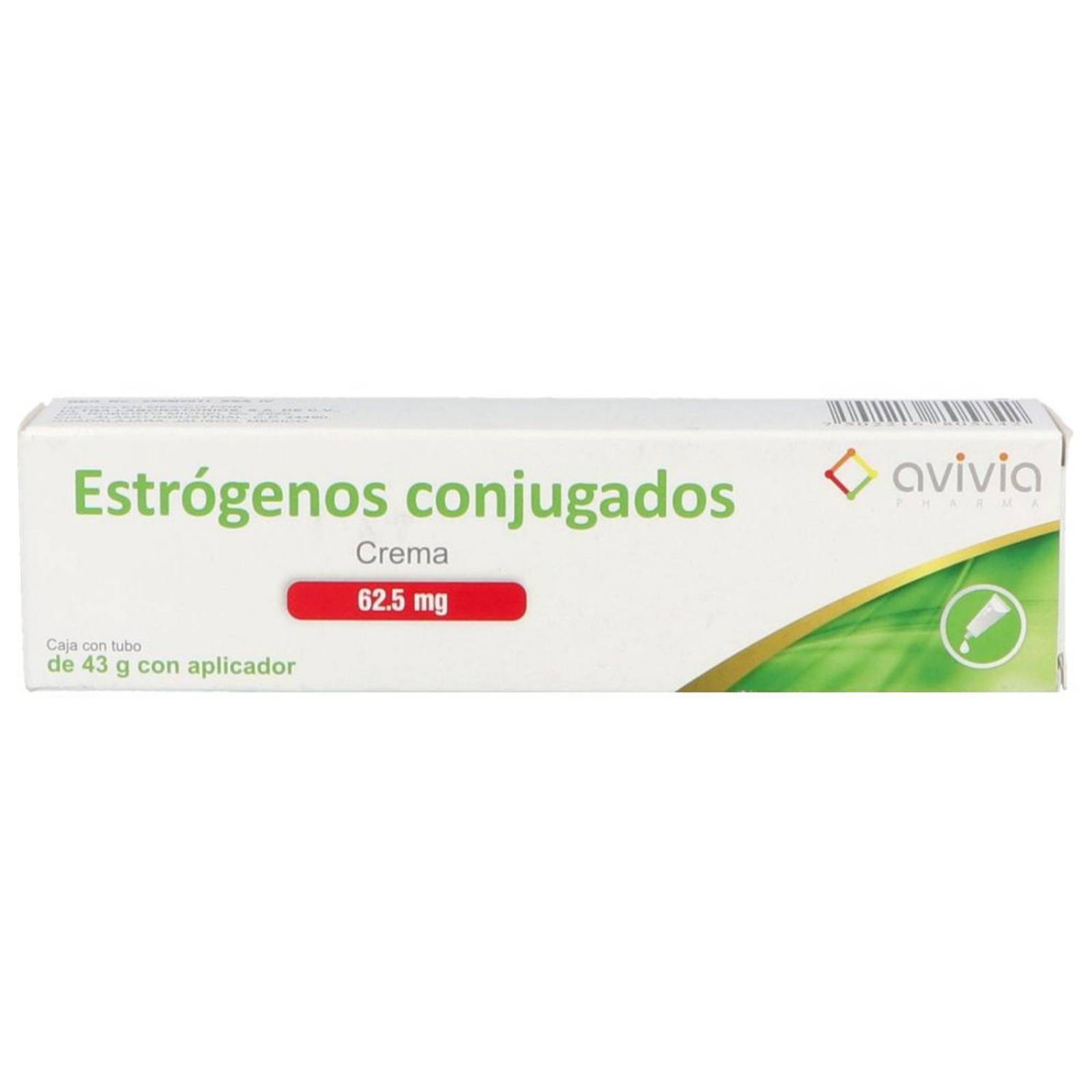 Estrogenos Conjugados 62.5 mg Crema Caja Con Tubo Con 43 g 