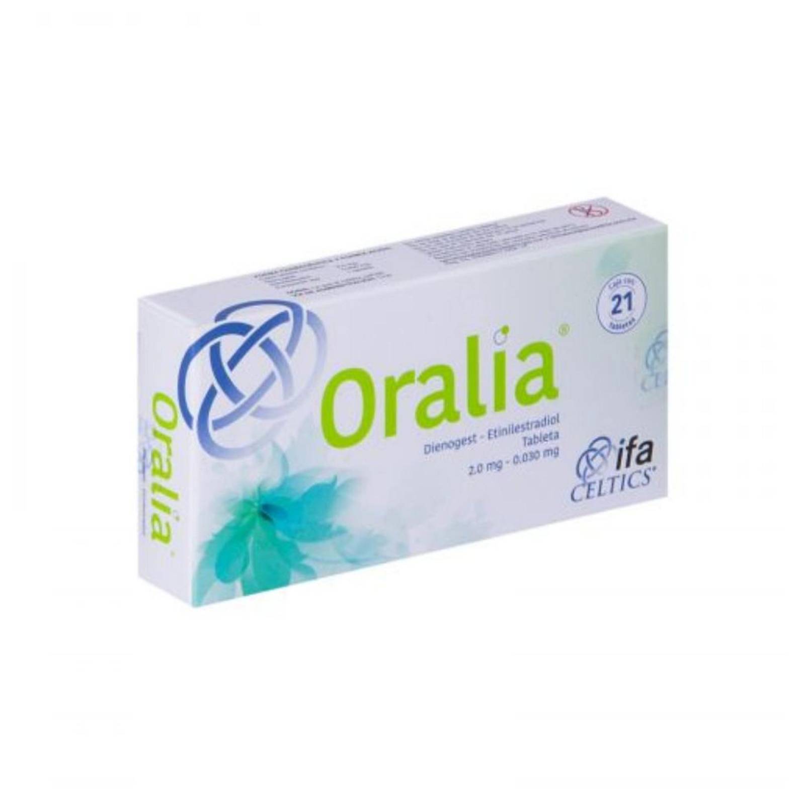 Oralia 2.0 mg/0.030 mg Caja Con 21 Tabletas 