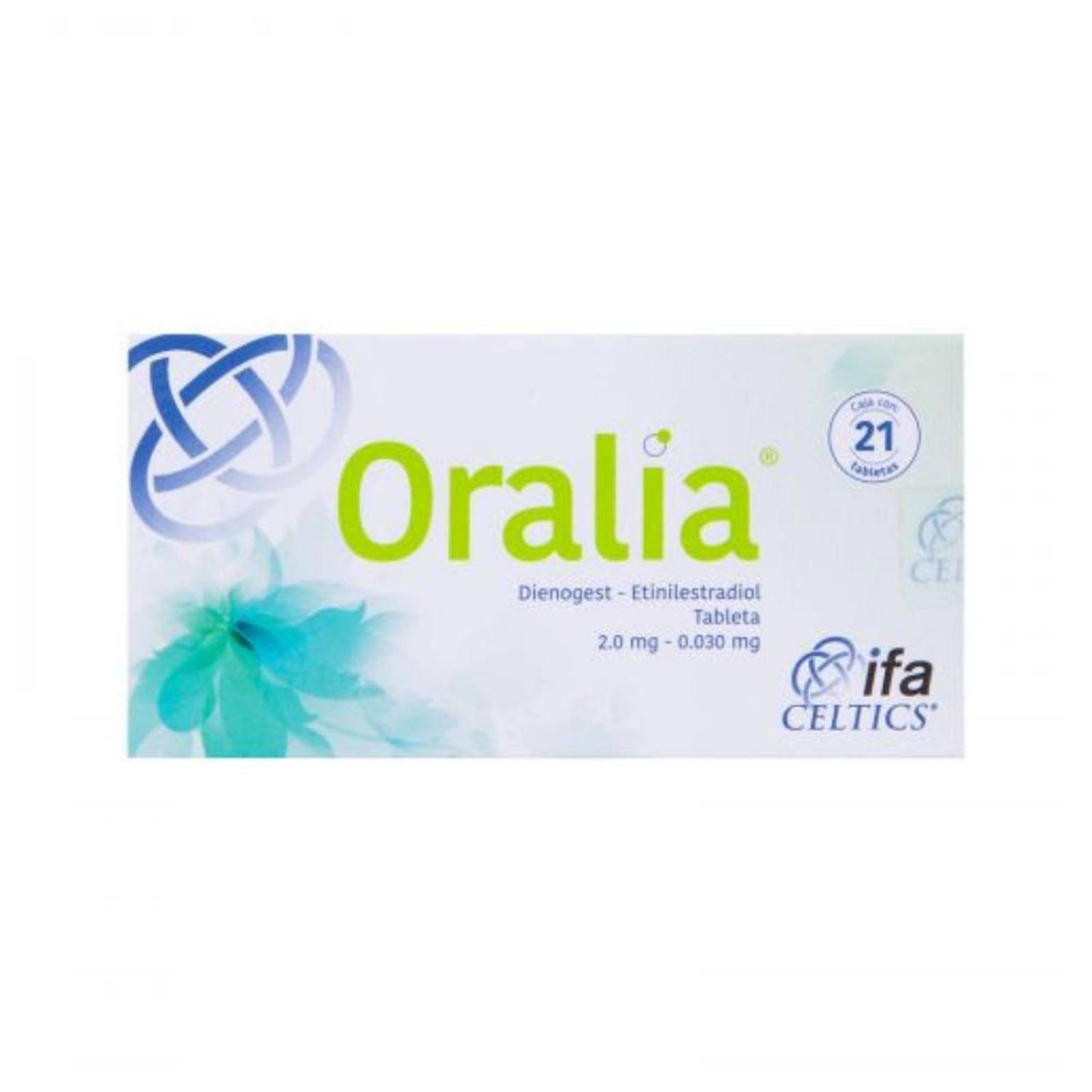 Oralia 2.0 mg/0.030 mg Caja Con 21 Tabletas 