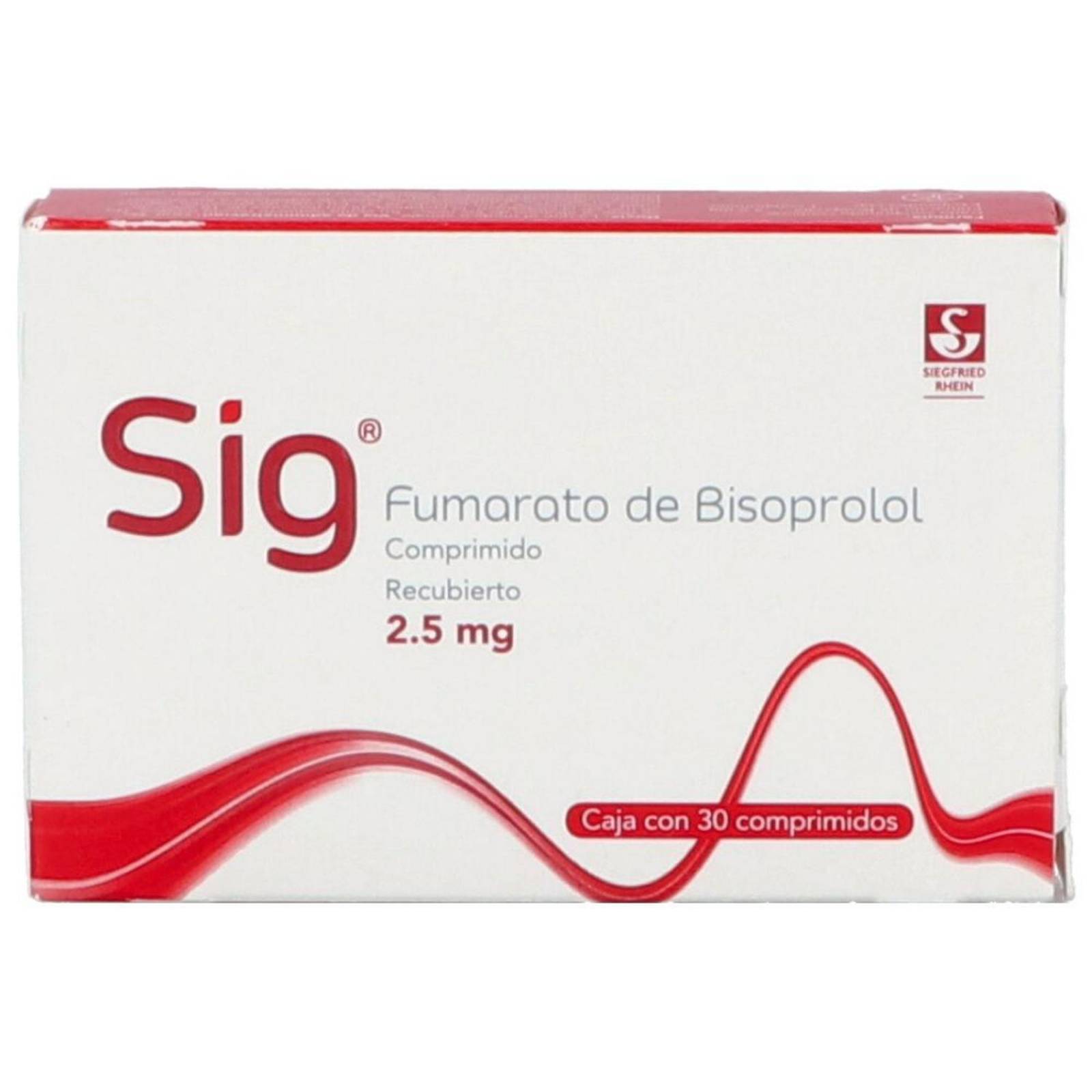 Sig 2.5 mg Con 30 Comprimidos 