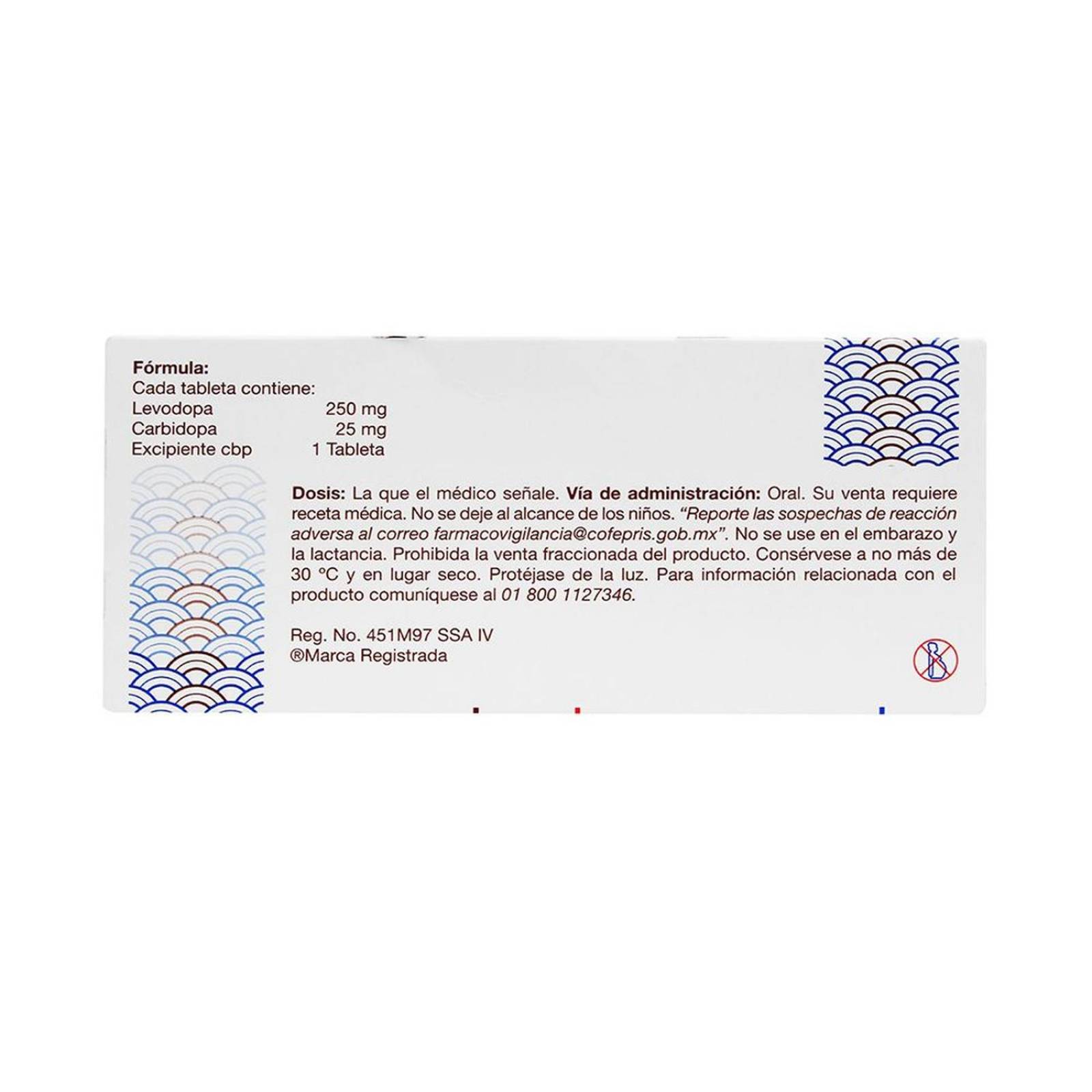 Cloisone 250 mg Caja Con 30 Tabletas 