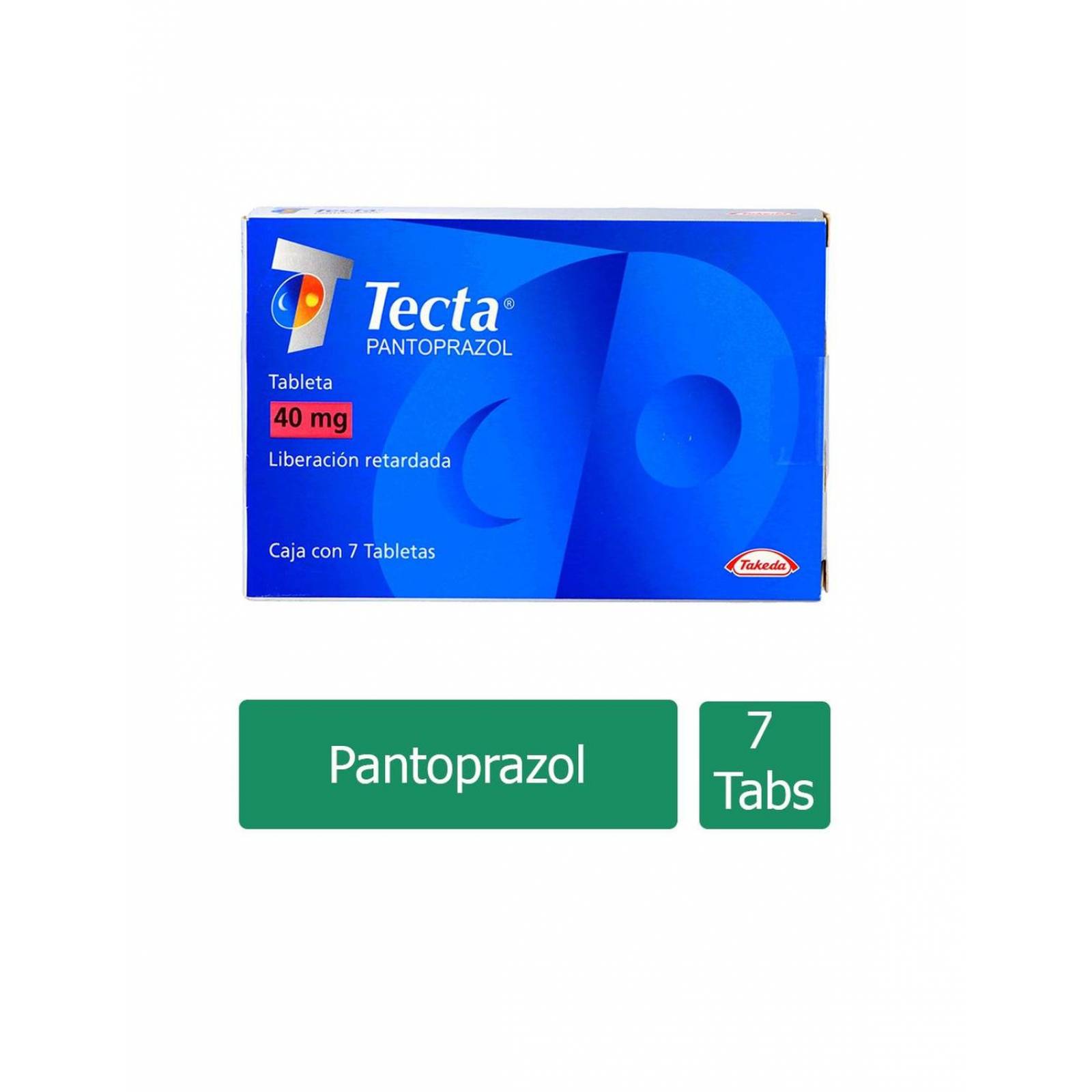 Tecta 40 mg Caja Con 7 Tabletas 