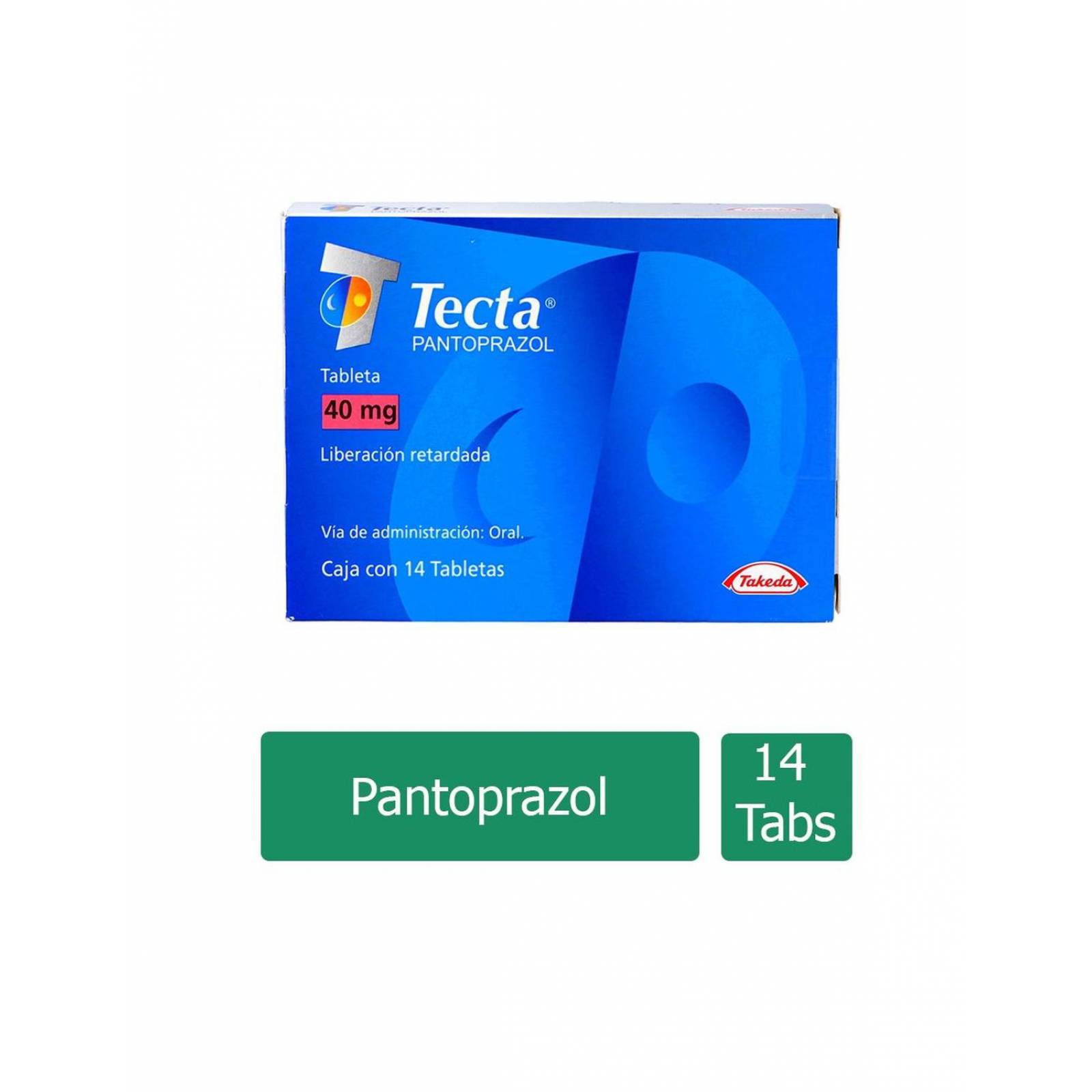Tecta 40 mg Caja Con 14 Tabletas 
