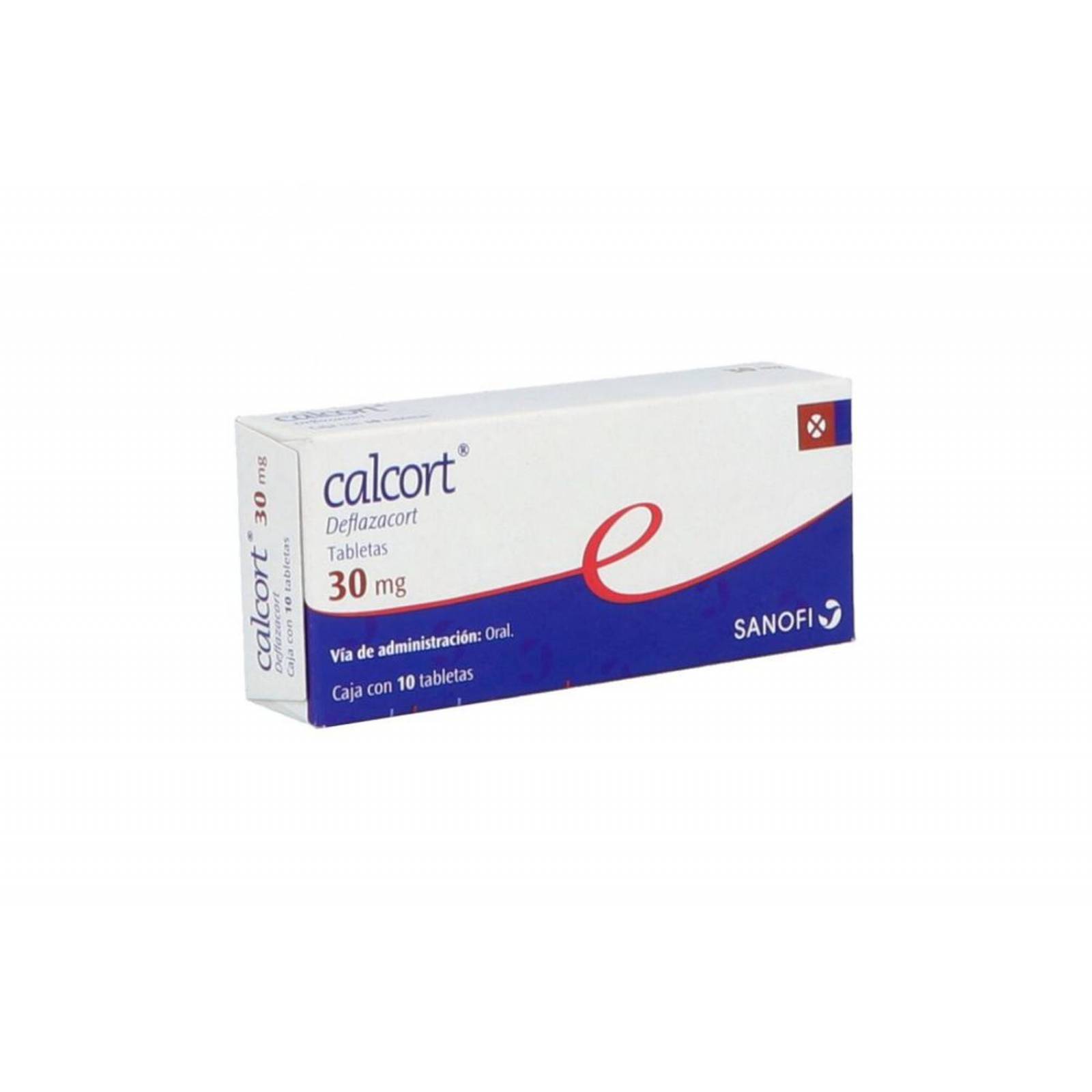 Calcort 30 mg Caja Con 10 Tabletas 