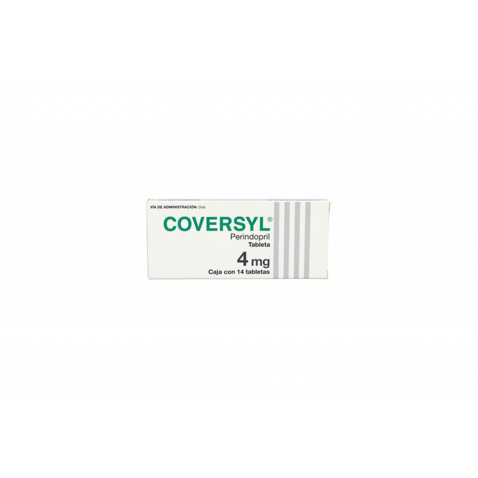 Coversyl 4mg Caja Con 14 Tabletas 