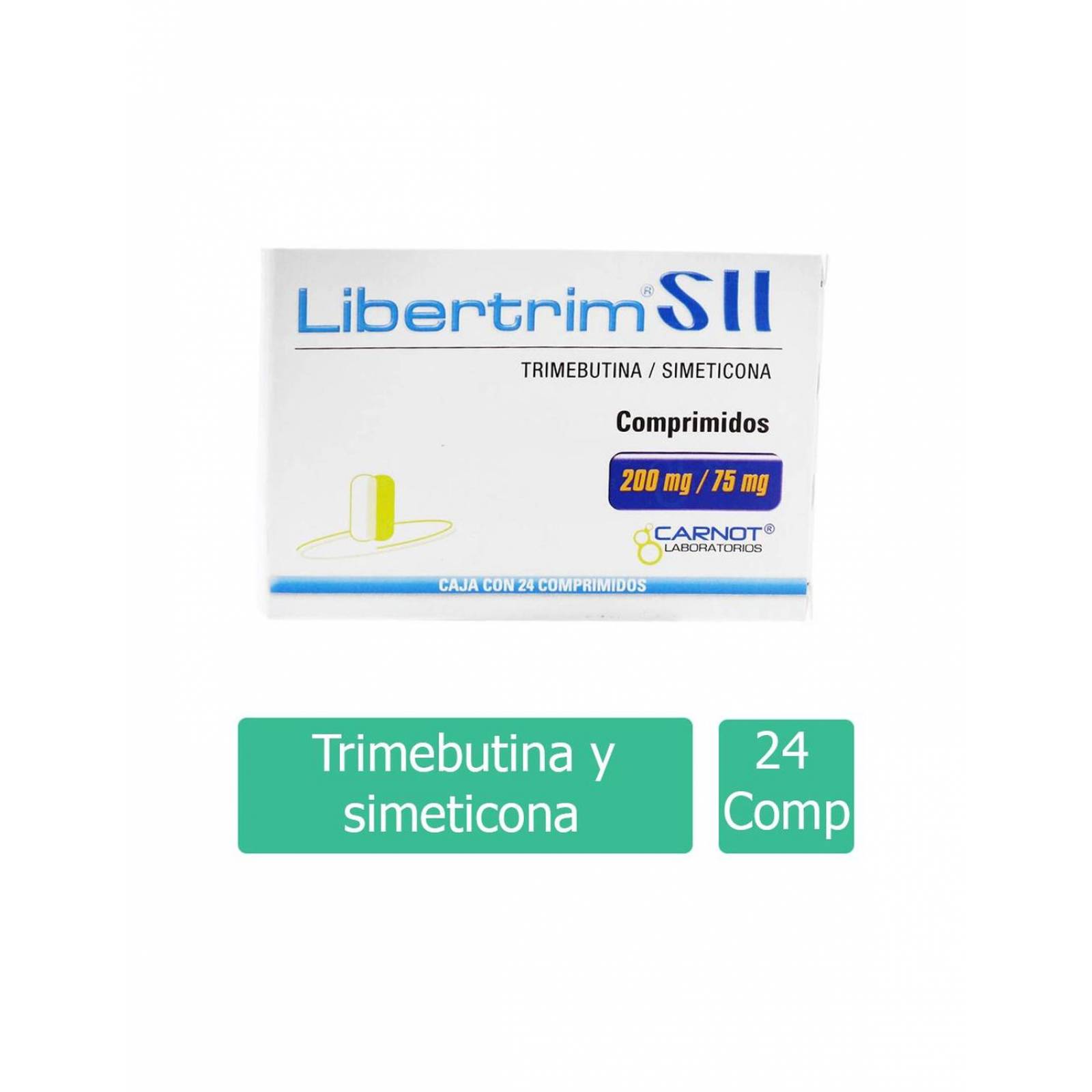 Libertrim SII 200 mg / 75 mg Caja Con 24 Comprimidos 