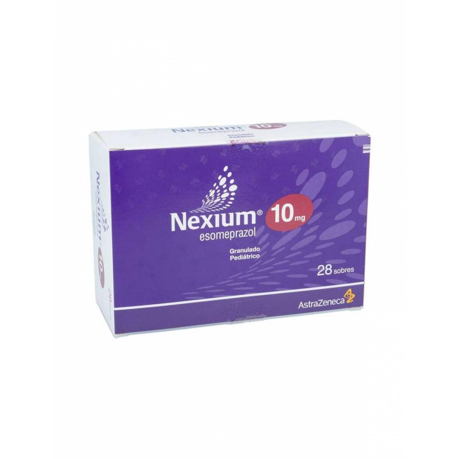 Nexium 10 mg Granulado Pediátrico Caja Con 28 Sobres 