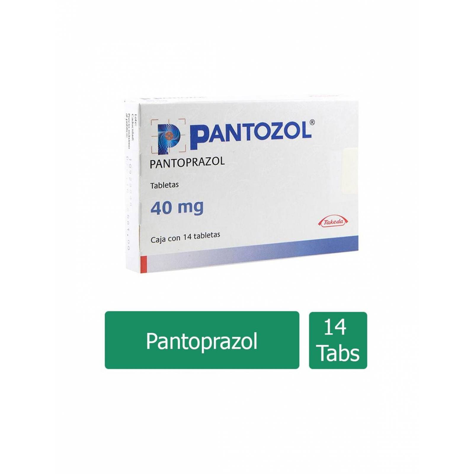 Pantozol 40 mg Caja Con 14 Tabletas 