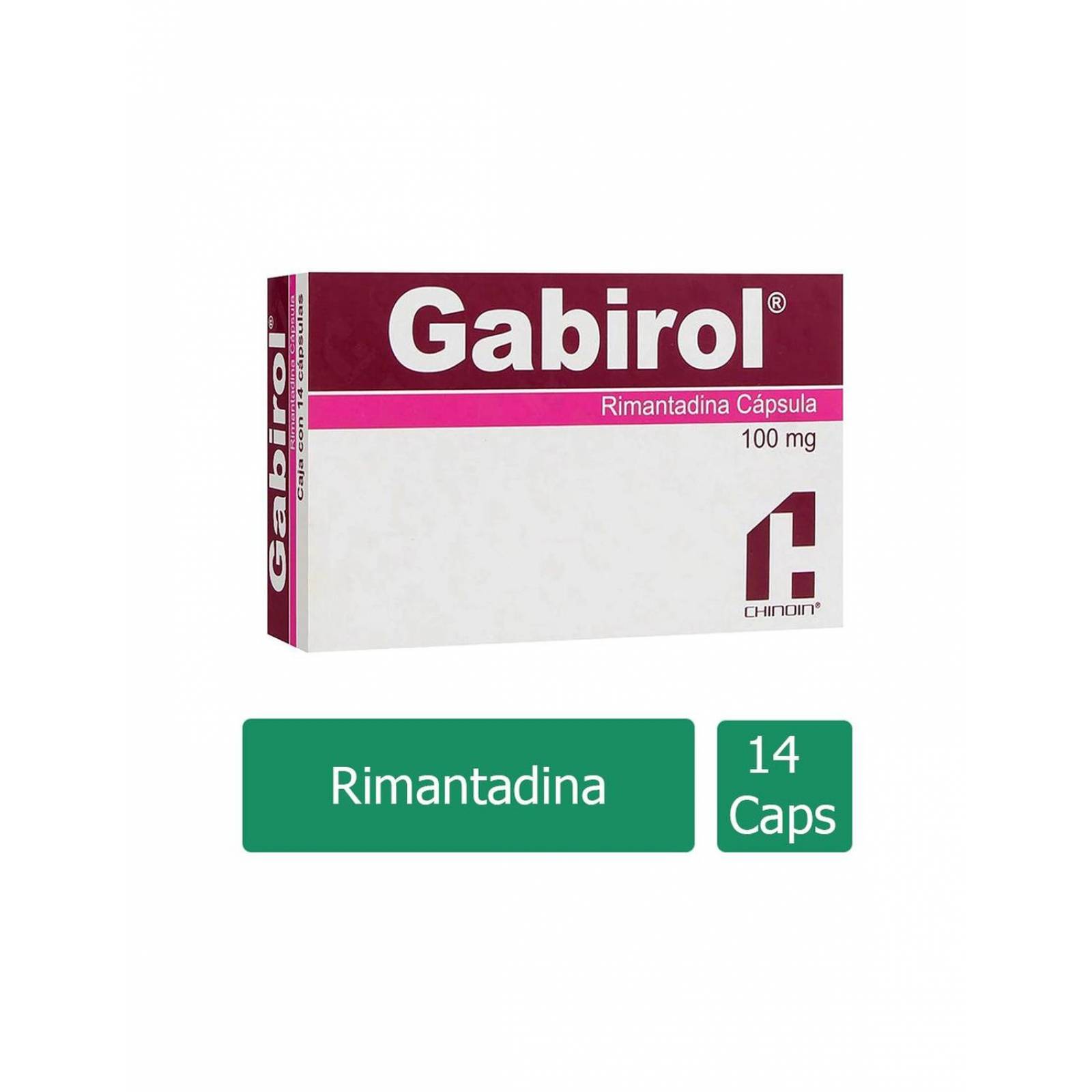 Gabirol 100 mg Caja Con 14 Cápsulas 
