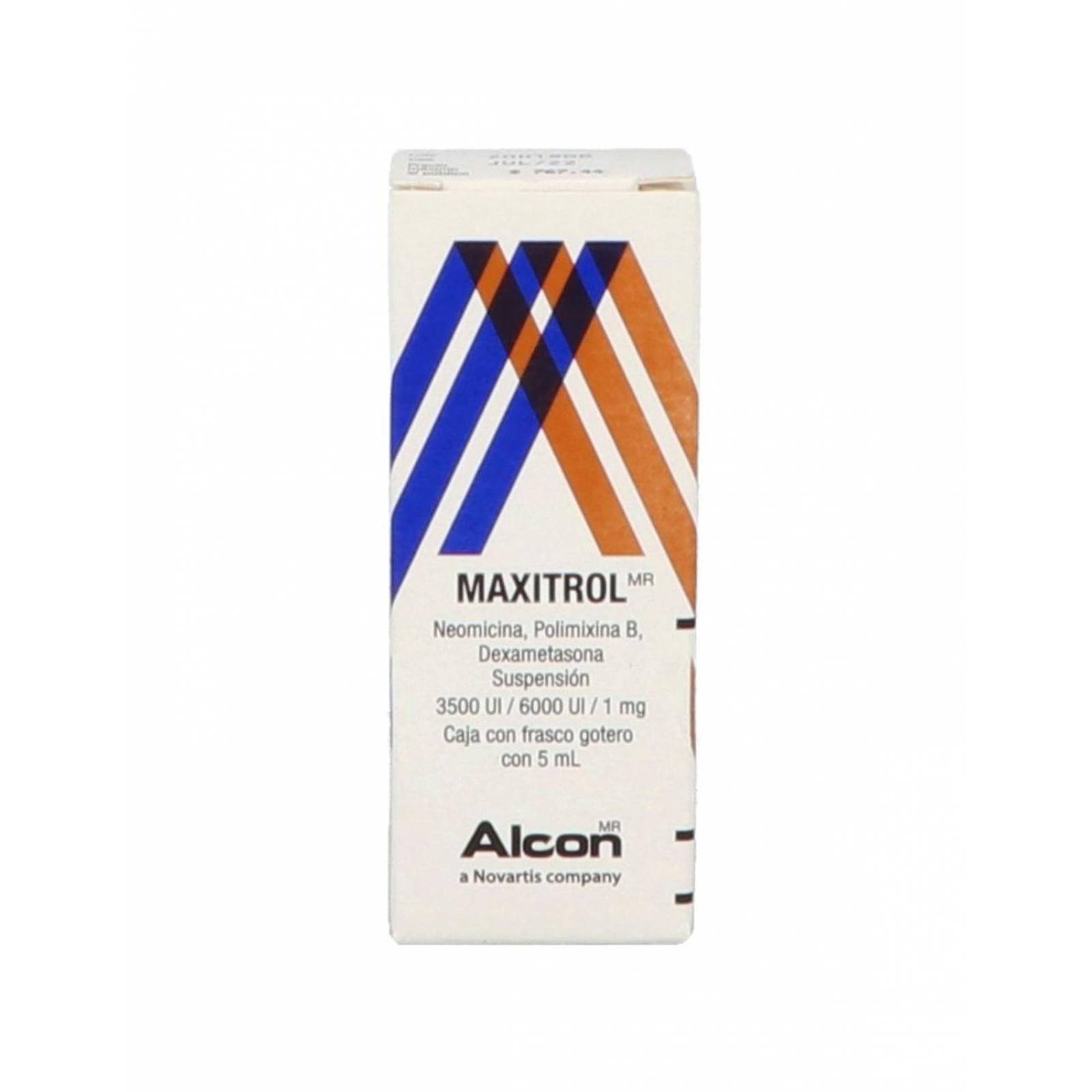 Maxitrol 3.5mg/6000UI/1mg/mL Frasco gotero De 5 mL - RX 