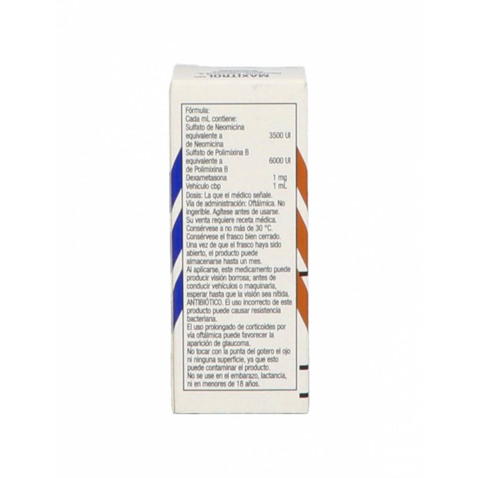 Maxitrol 3.5mg/6000UI/1mg/mL Frasco gotero De 5 mL - RX 