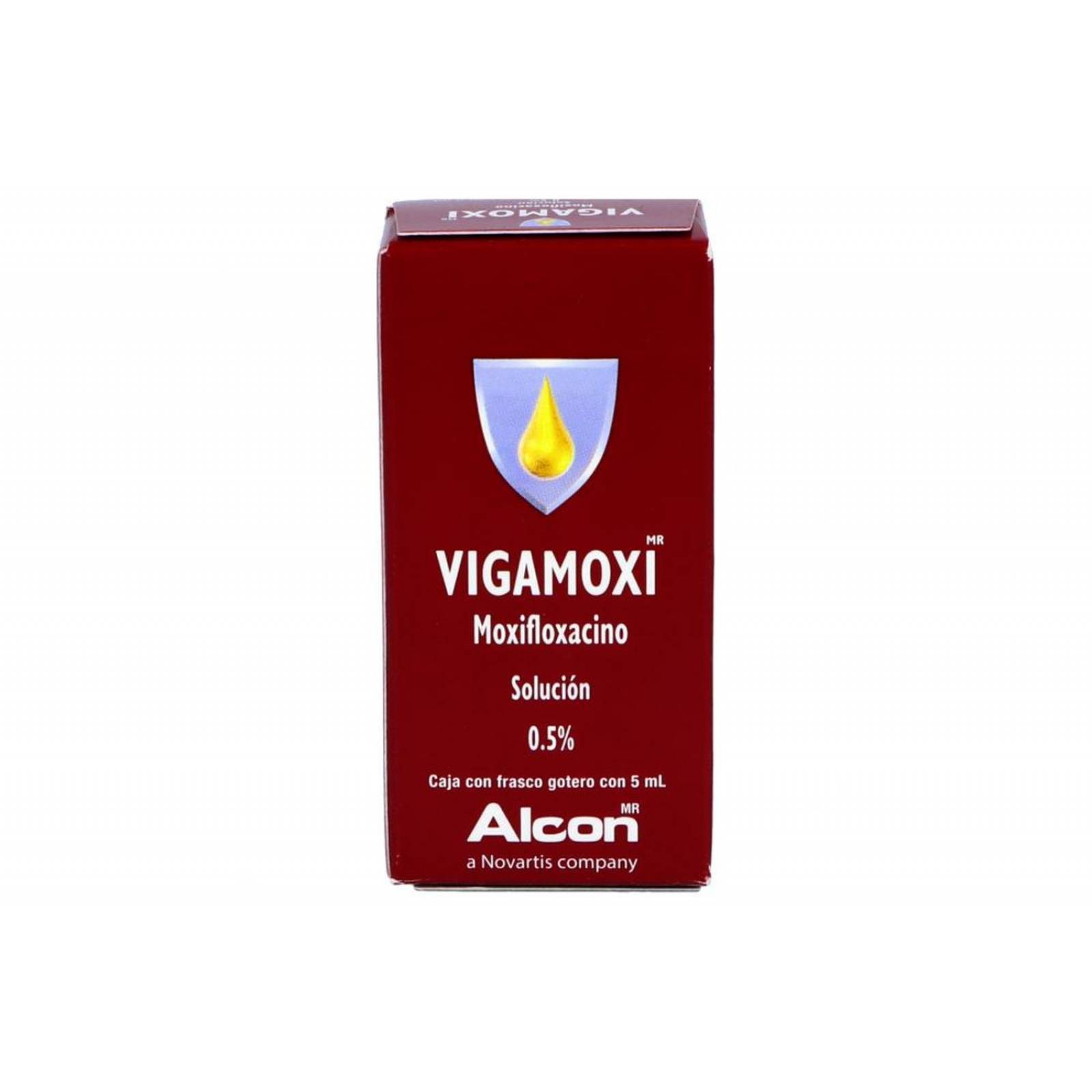 Vigamoxi Solución 0.5% Caja Con Frasco Gotero Con 5 mL 
