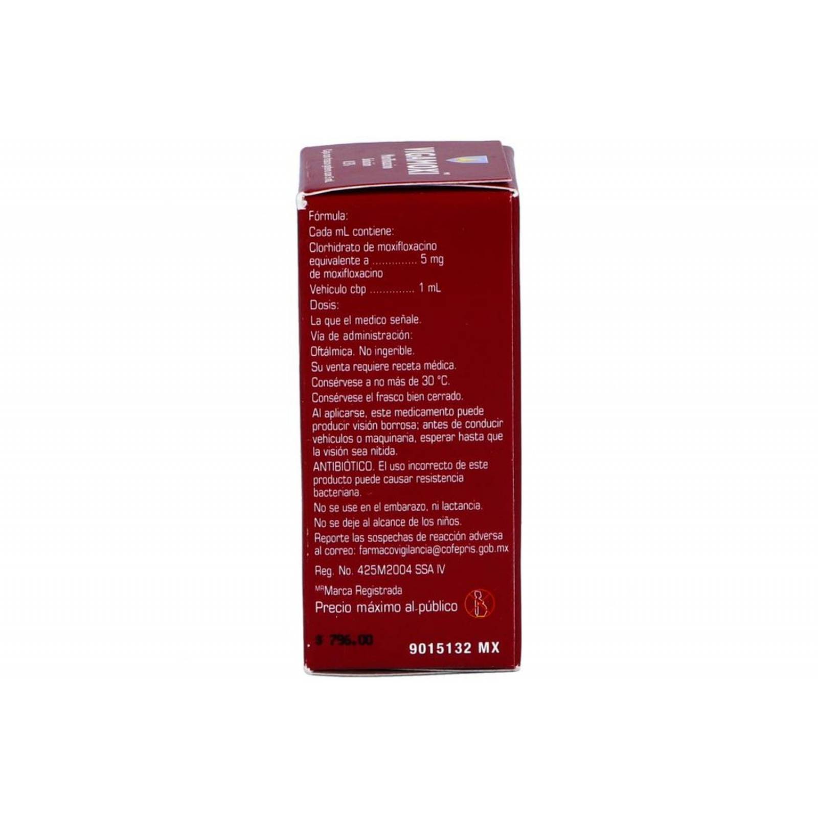 Vigamoxi Solución 0.5% Caja Con Frasco Gotero Con 5 mL 