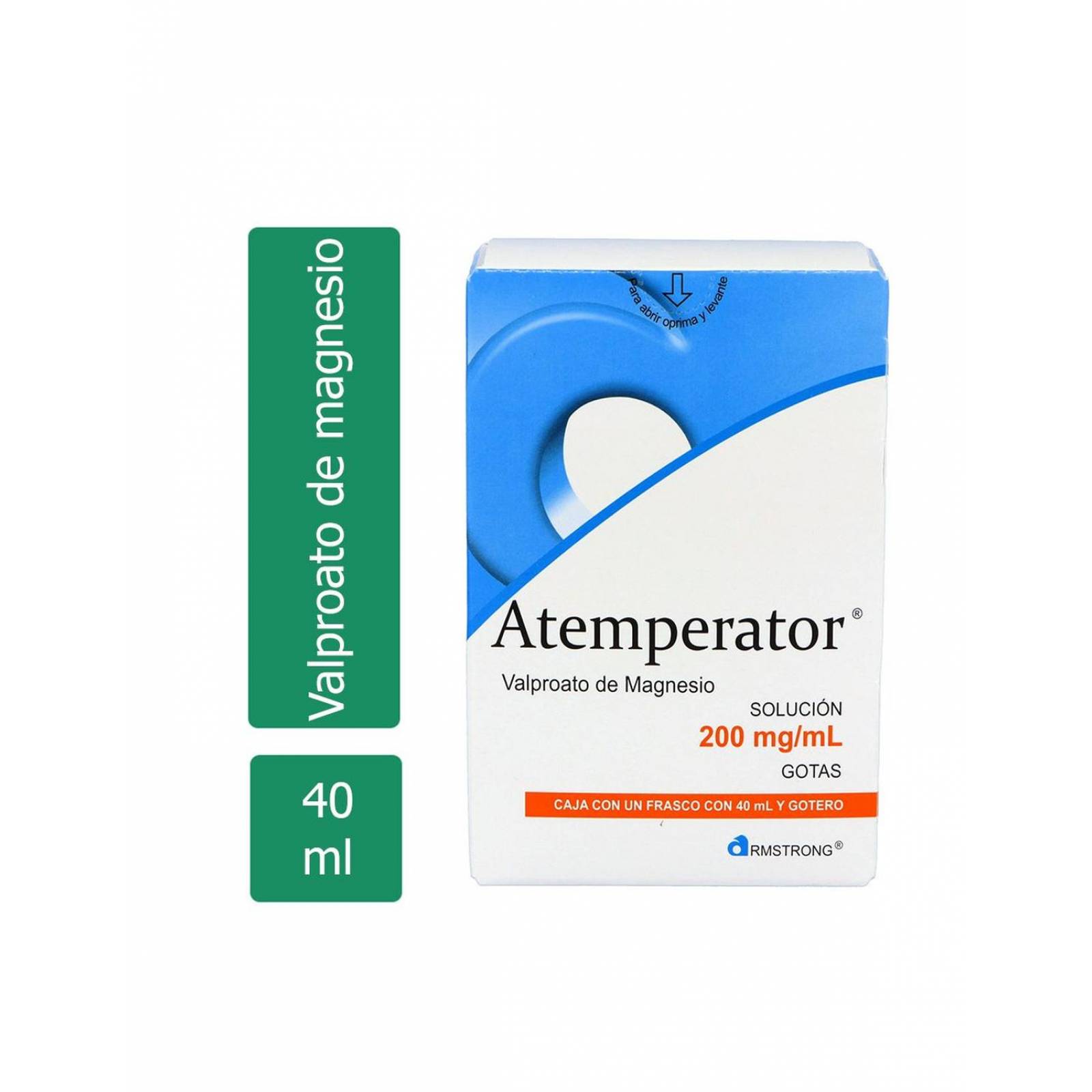 Atemperator Solución Gotas 20 mg /mL Caja Con Frasco Con 40 mL Y Gotero 