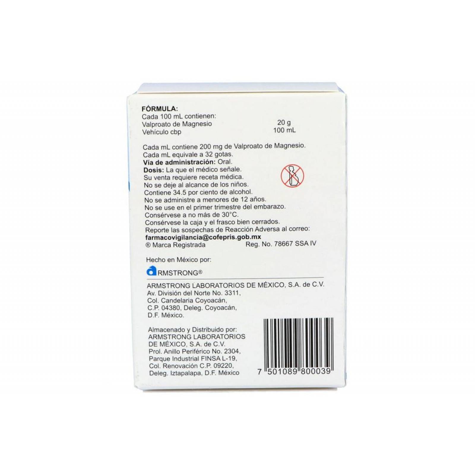 Atemperator Solución Gotas 20 mg /mL Caja Con Frasco Con 40 mL Y Gotero 