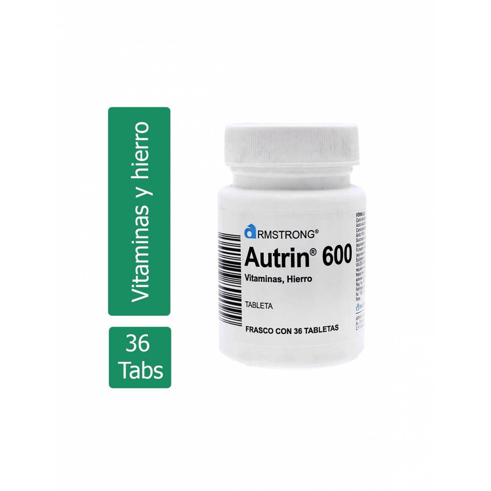 Autrin 600 Frasco Con 36 Tabletas 