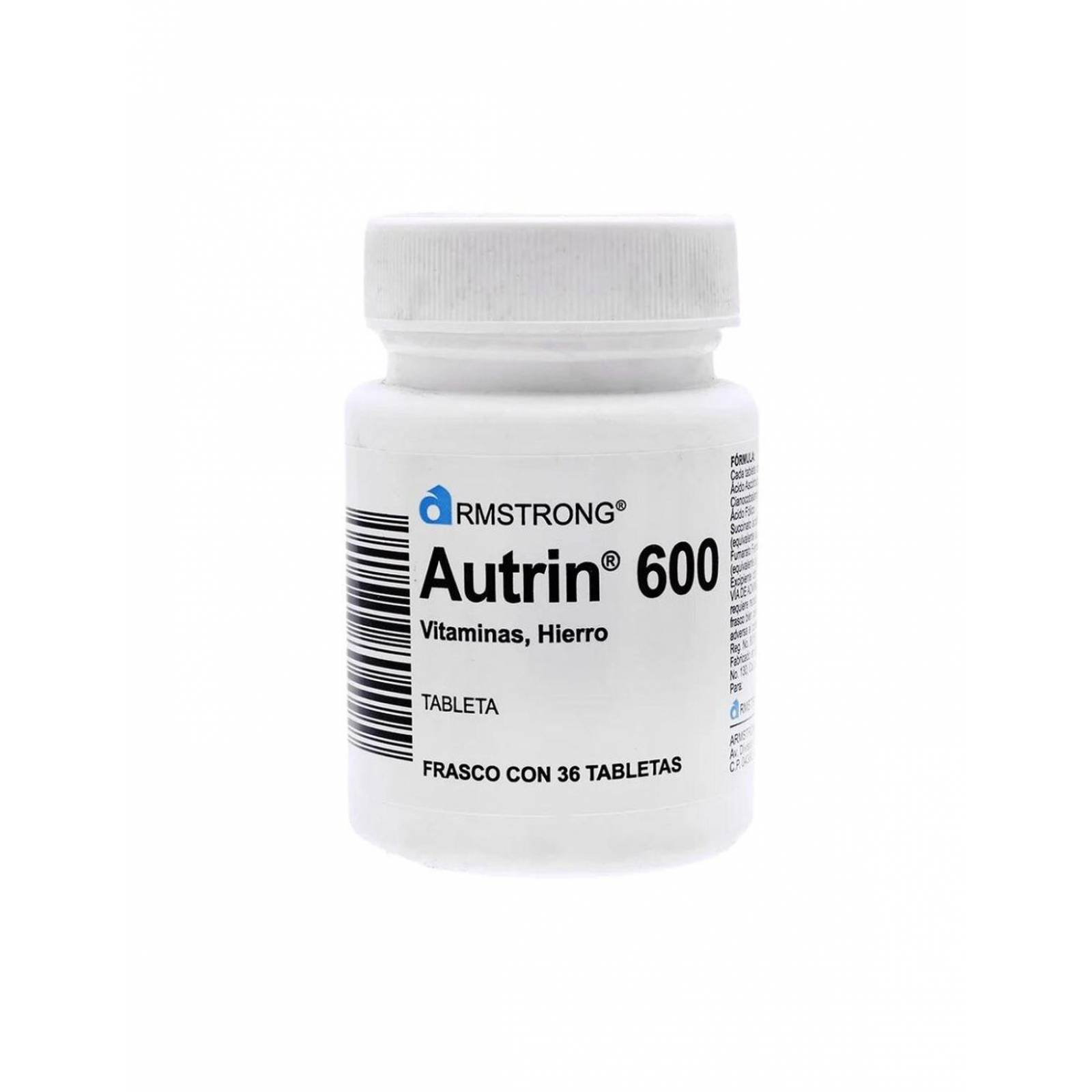 Autrin 600 Frasco Con 36 Tabletas 
