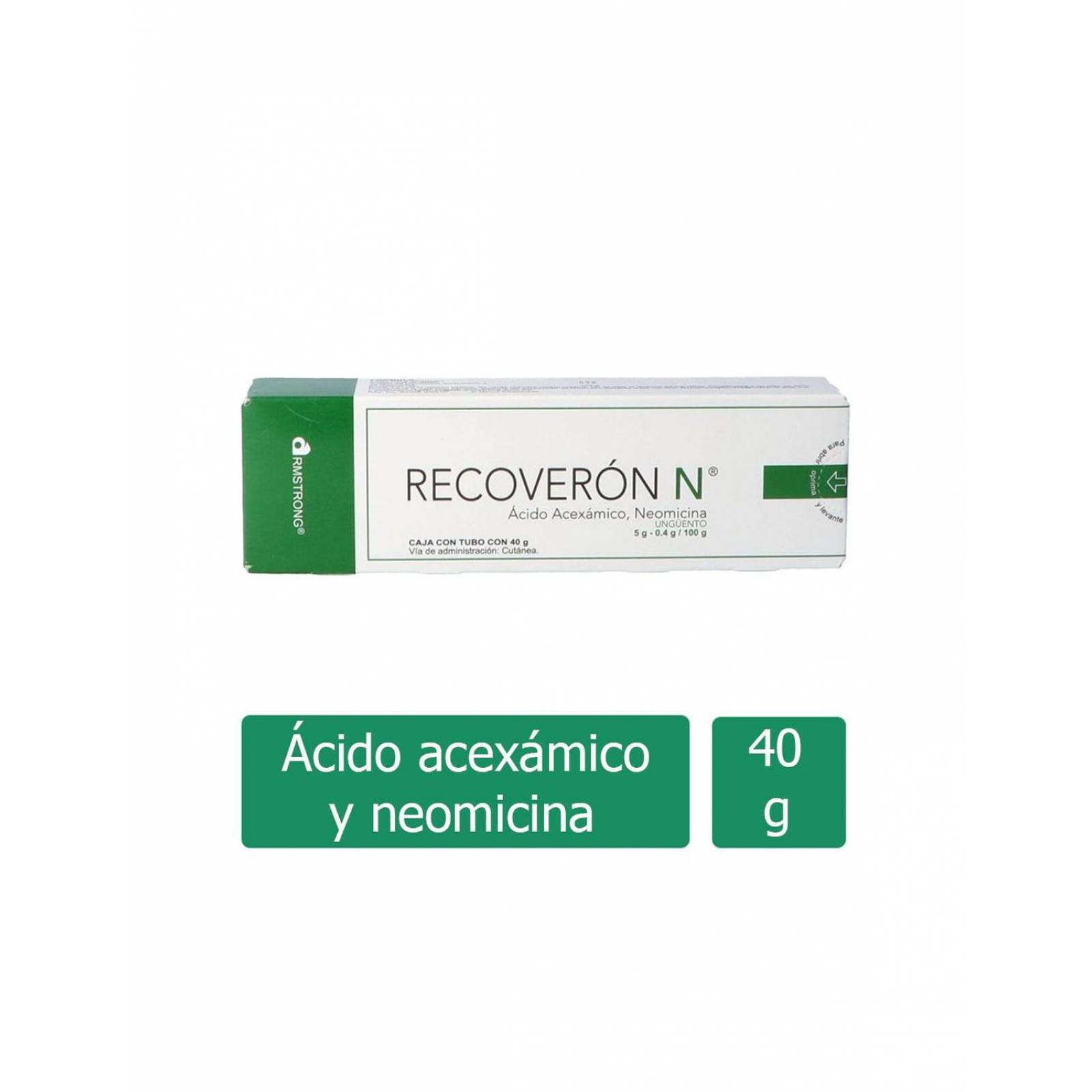 Recoverón-N Ungüento 5 g / 0.4 g Caja Con Tubo Con 40 g 
